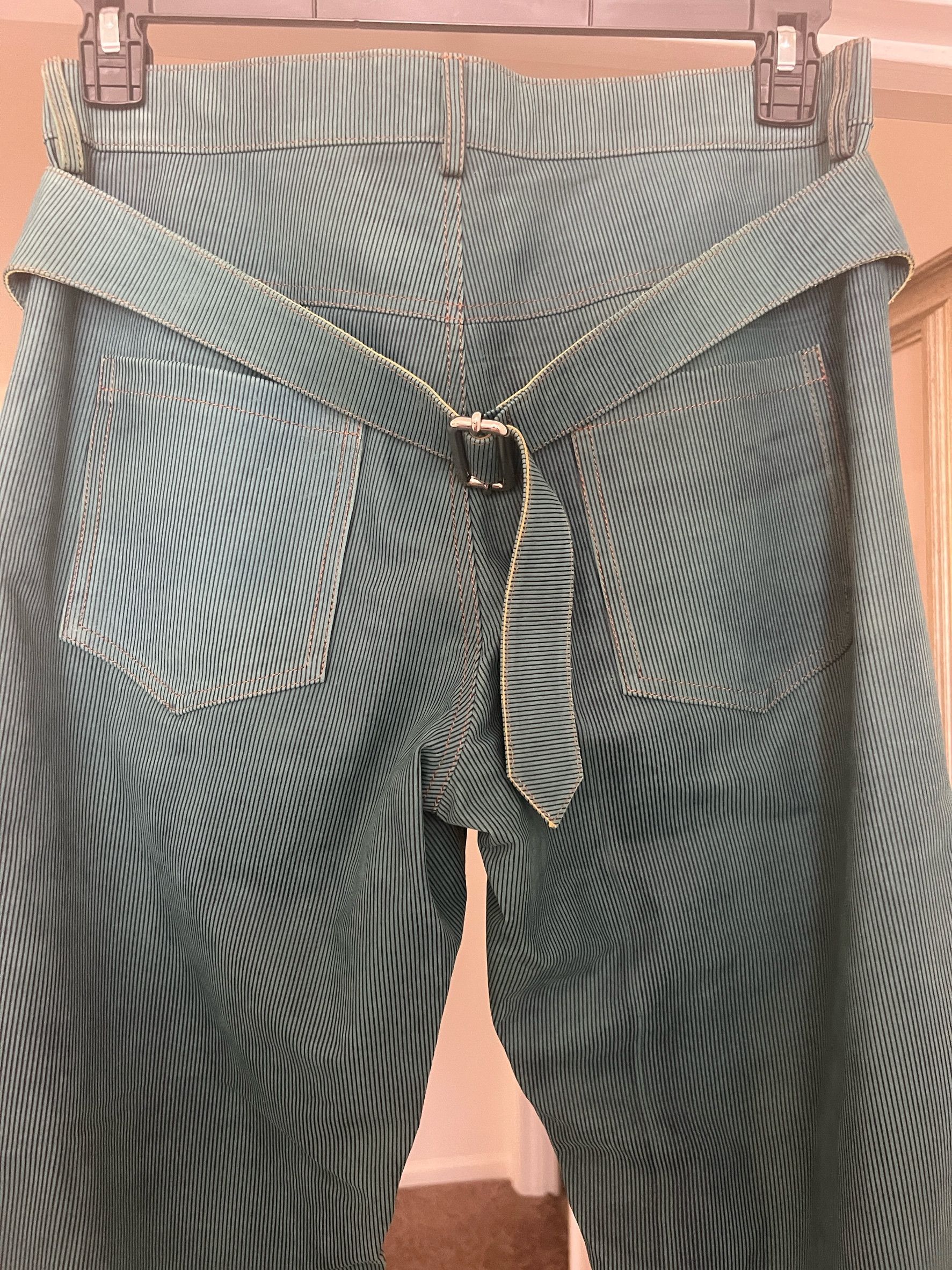 Bianca Saunders Larda leather reverse jeans Size US 30 / EU 46 - 3 Thumbnail