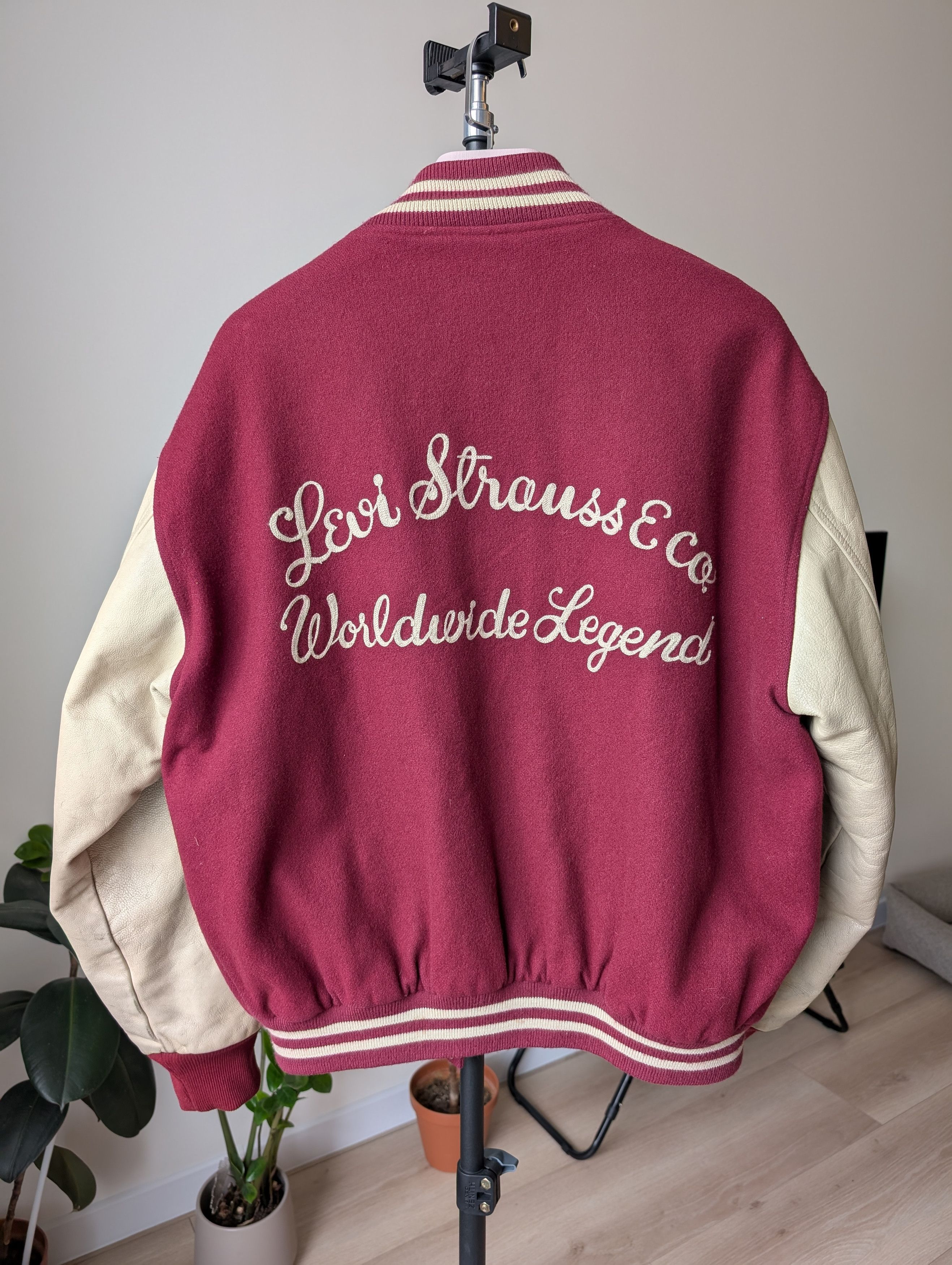 Levi's × Levi's Vintage Clothing 80's Varsity Jacket 'Worldwide Legend' Size US M / EU 48-50 / 2 - 1 Thumbnail