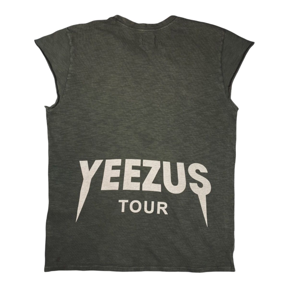 Kanye West Olive Kanye West Yeezus Tour Cutt Off sleeve Size US L / EU 52-54 / 3 - 2 Thumbnail