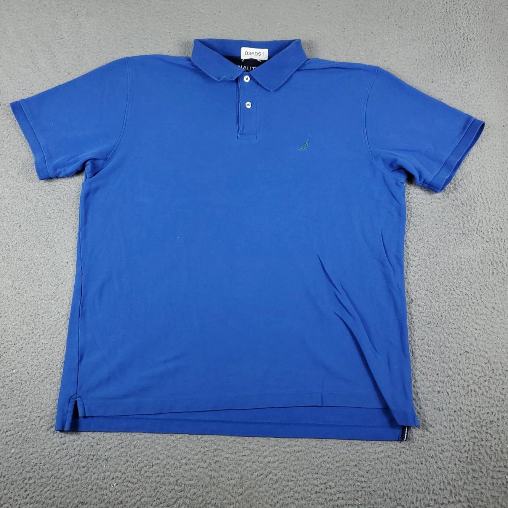 Nautica Nautica Polo Shirt Large Blue Short Sleeve Casual Golf Mens Size US L / EU 52-54 / 3 - 3 Thumbnail