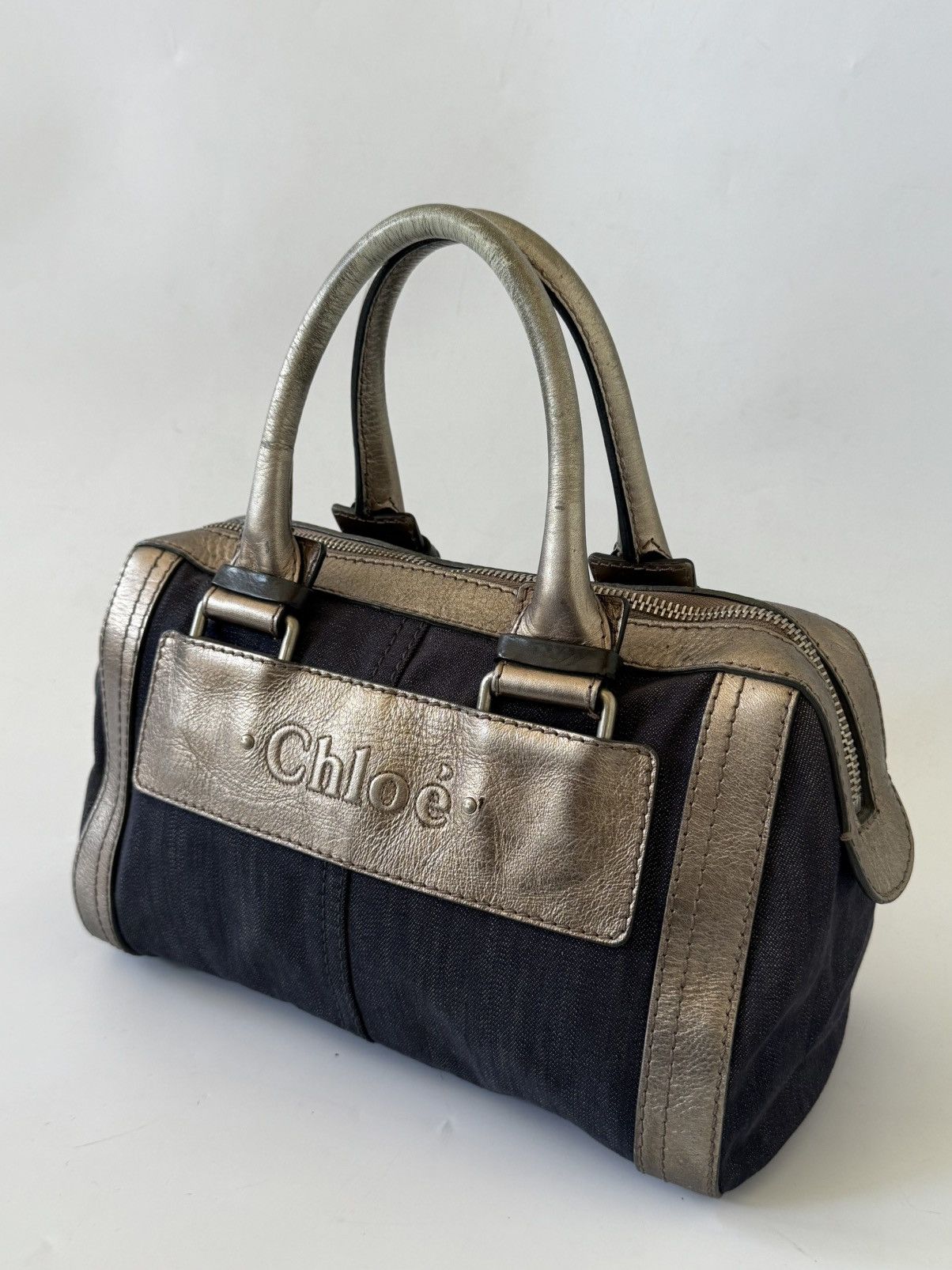 Chloe Chloe Denim Boston Bag Size ONE SIZE - 2 Thumbnail