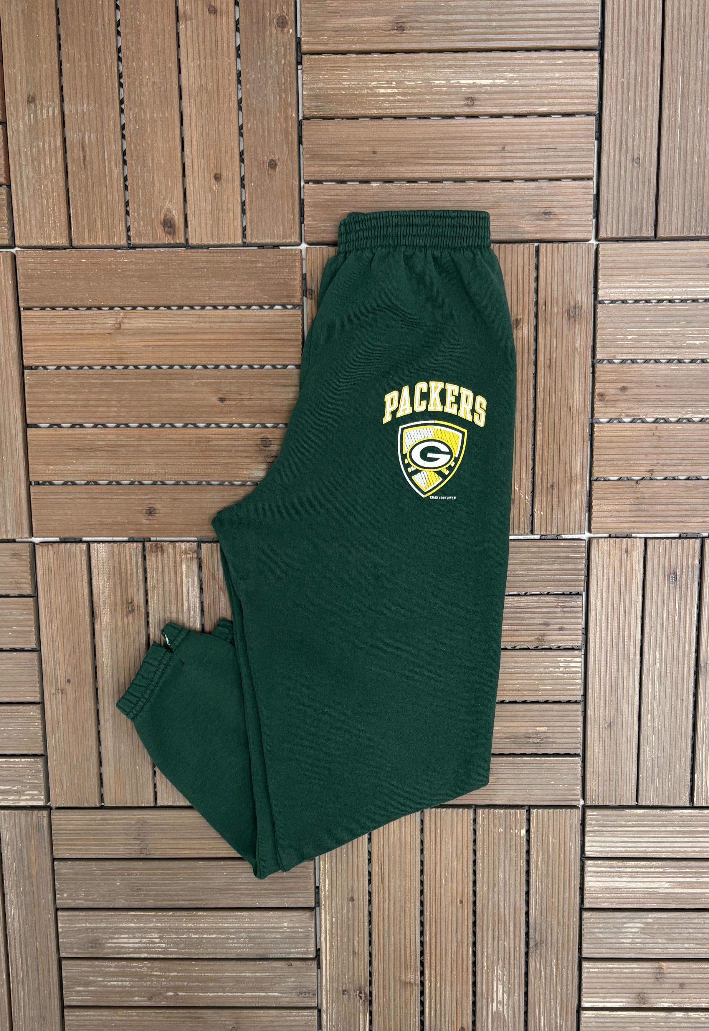 Pro Player × Vintage Green Bay Packers Graphic Vintage Sweat Pants Size US 26 / EU 42 - 1 Thumbnail