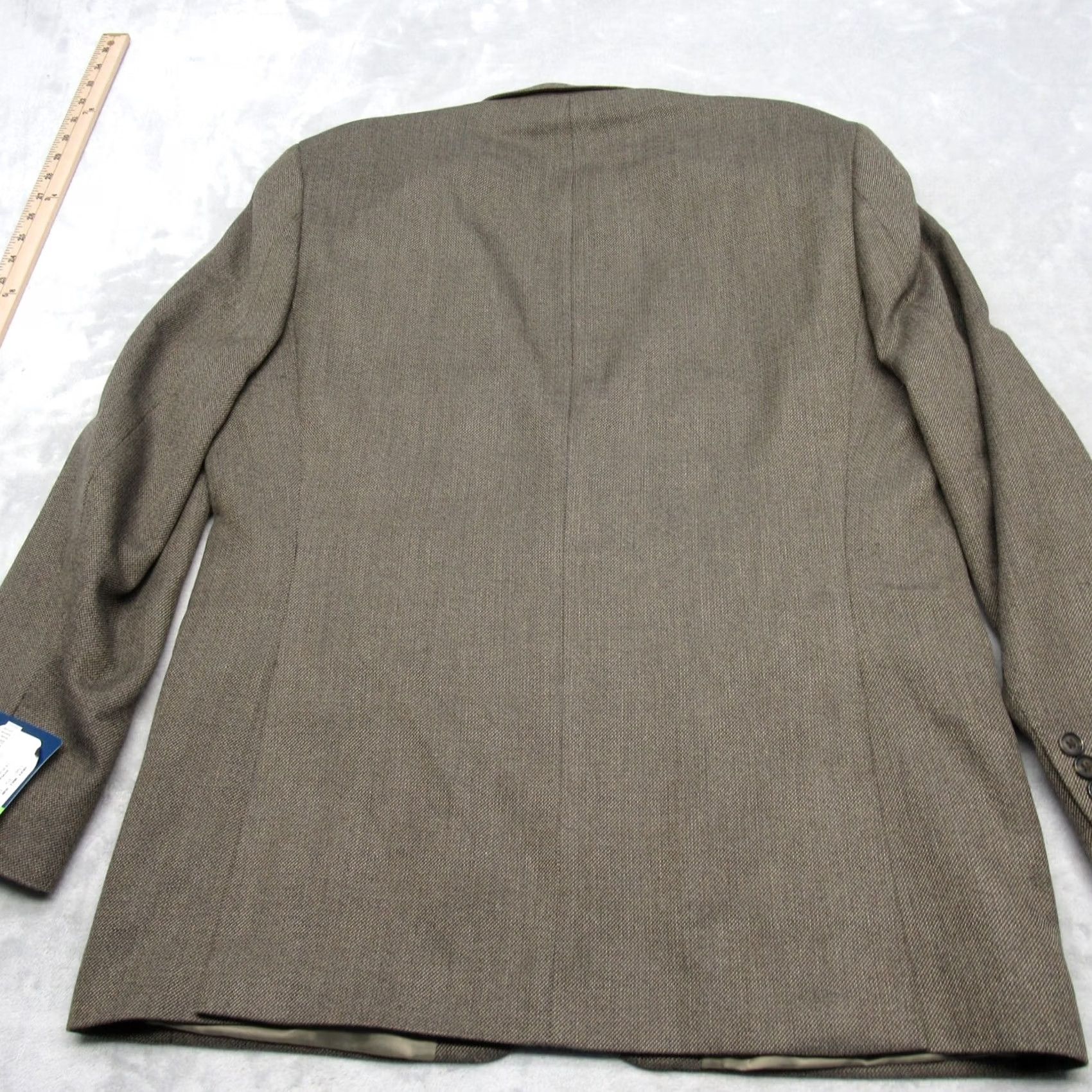 Van Heusen Van Heusen Blazer Mens 42R Dark Brown Sport Coat Pockets 2 Button 2 Vents NEW Size 42R - 3 Thumbnail