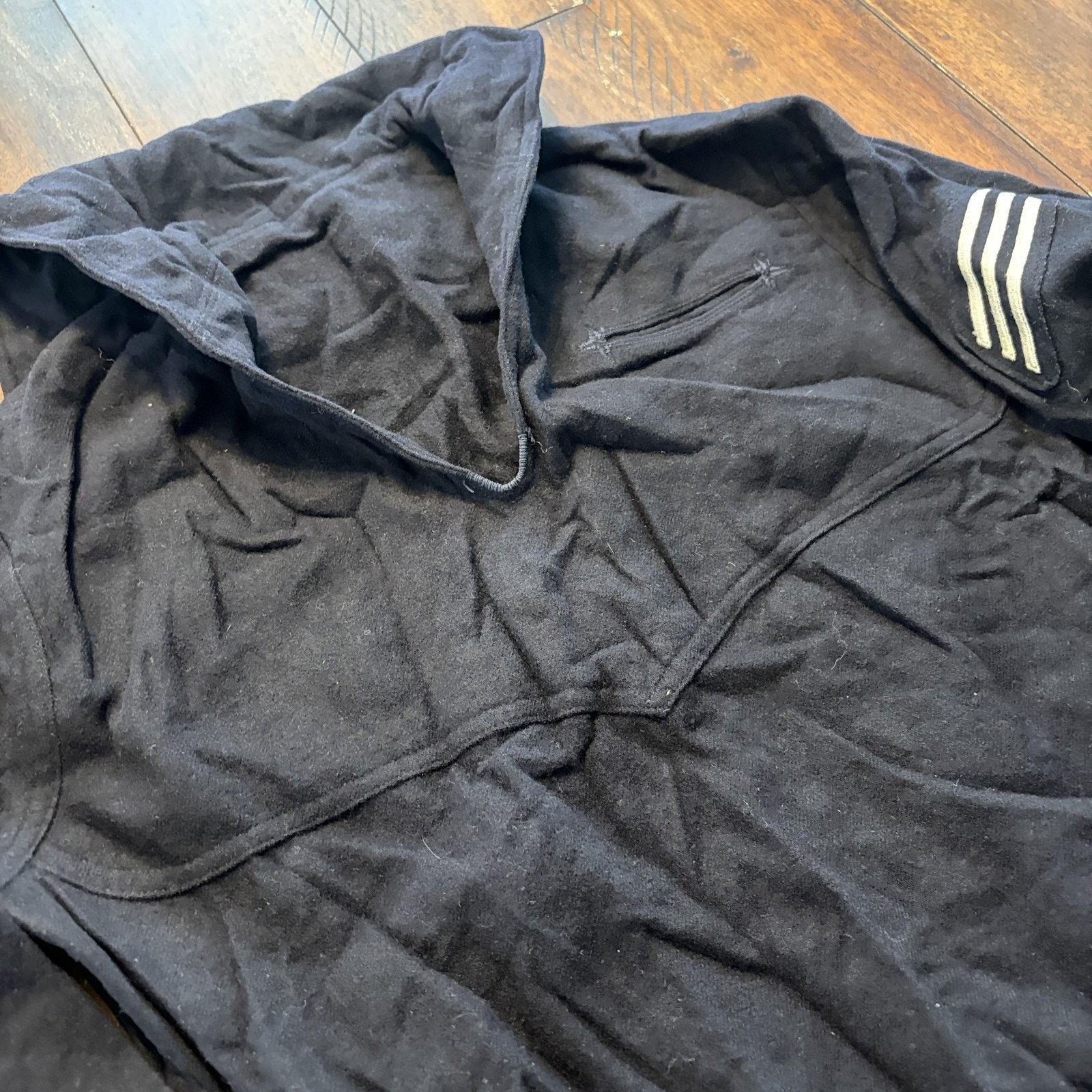 Vintage Vtg US Navy Sweater Mens 42 Blue Wool Sailor Jumper Size US M / EU 48-50 / 2 - 5 Thumbnail
