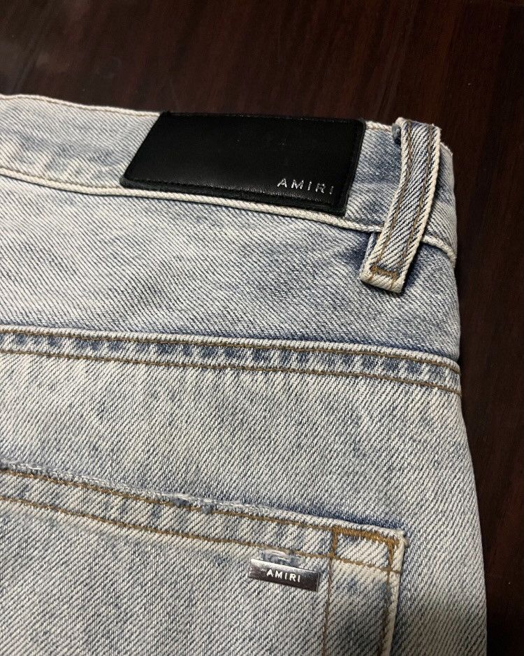 Amiri Amiri Splicing Patch Piercing Bull King Jeans 2412-Nextarrow Size US 30 / EU 46 - 4 Thumbnail