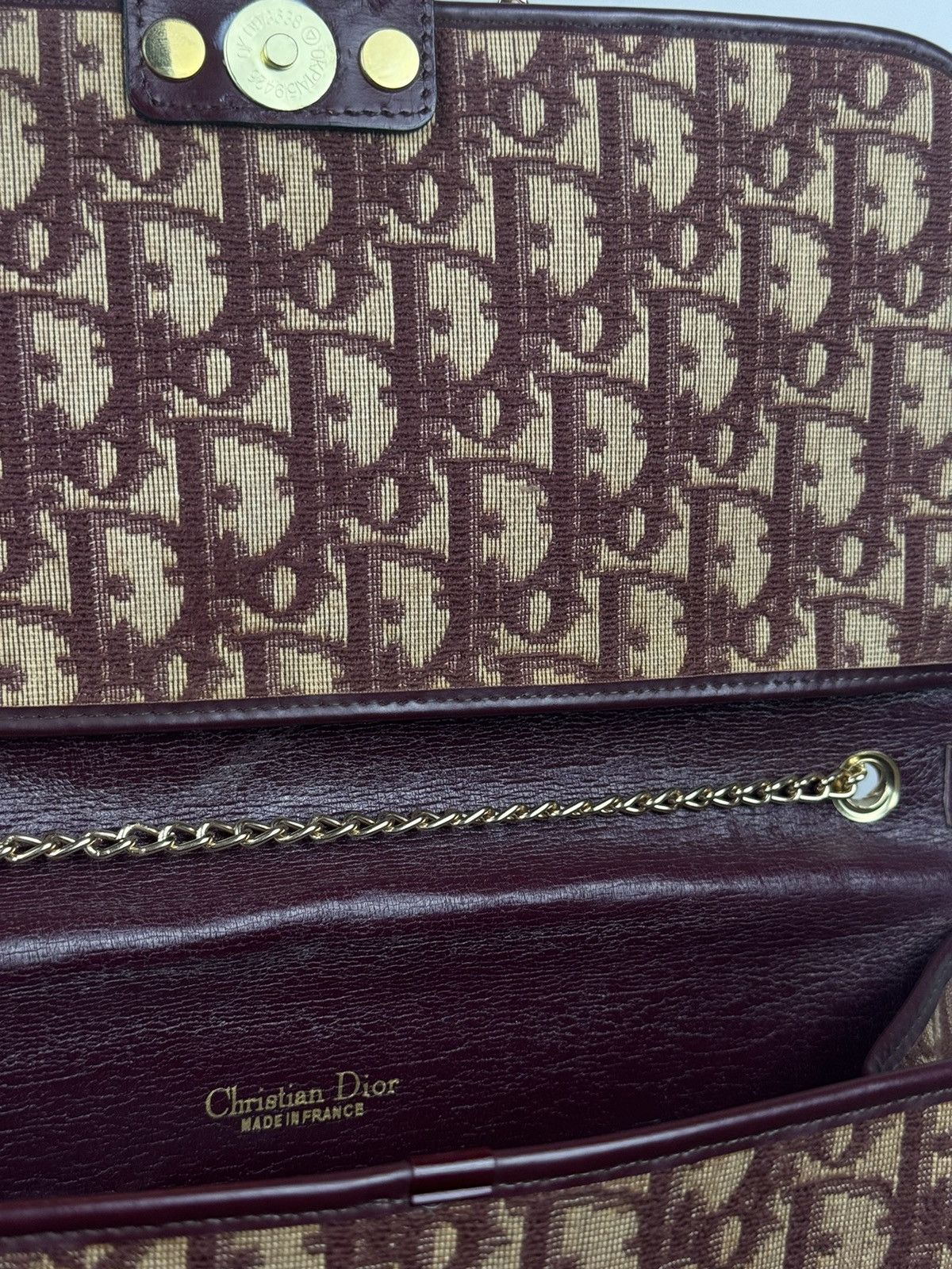 Christian Dior Monsieur Leather monogram bag clutch Christian Dior original luxury Size ONE SIZE - 5 Thumbnail