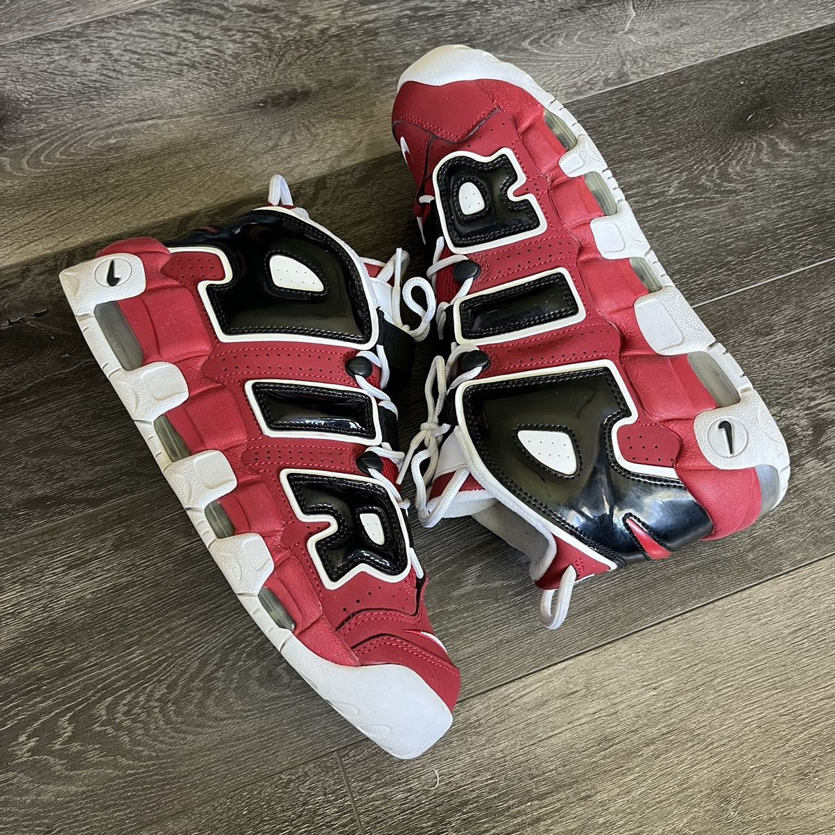 Nike Nike Air More Uptempo Bulls Retro Varsity Red Hoops Pack 10 Size US 10 / EU 43 - 1 Thumbnail