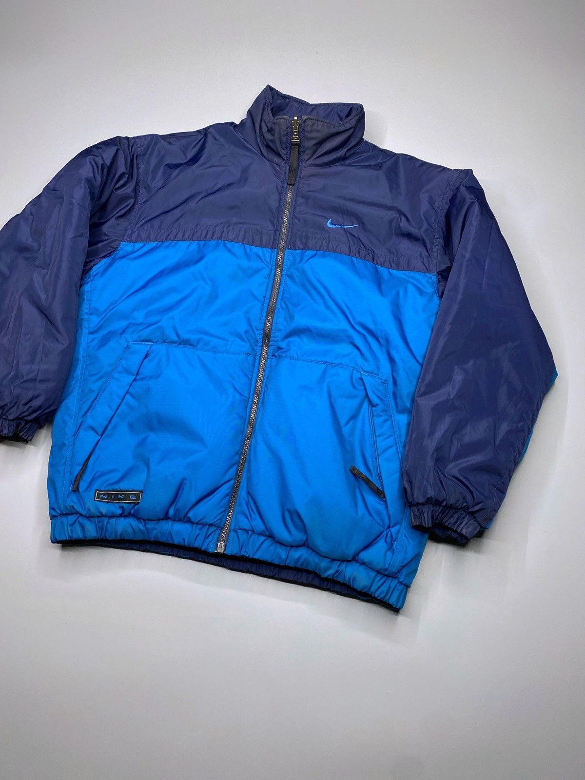 Nike Vintage 90’s Nike Y2k Nylon Reversible Puffer Down Jacket Size US S / EU 44-46 / 1 - 3 Thumbnail