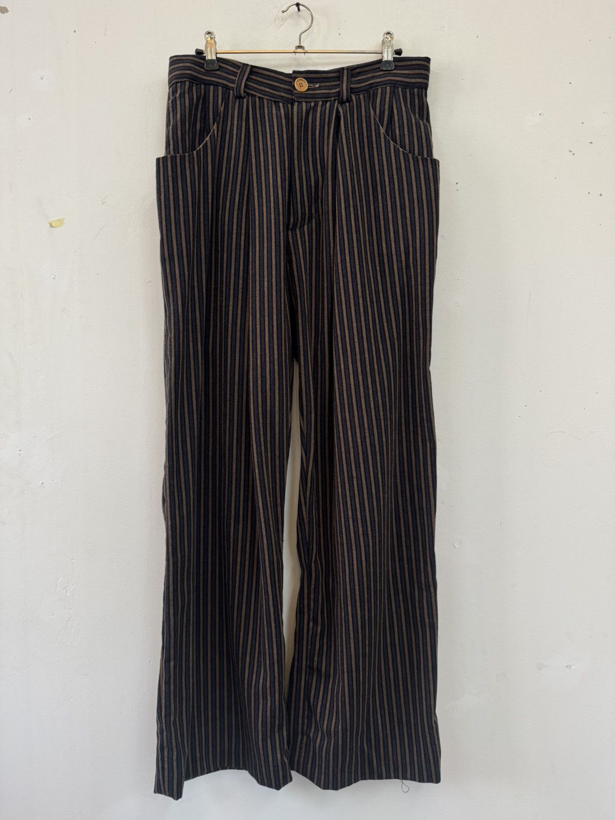 Mavranyma Striped wide pants Size 30" / US 8 / IT 44 - 1 Thumbnail