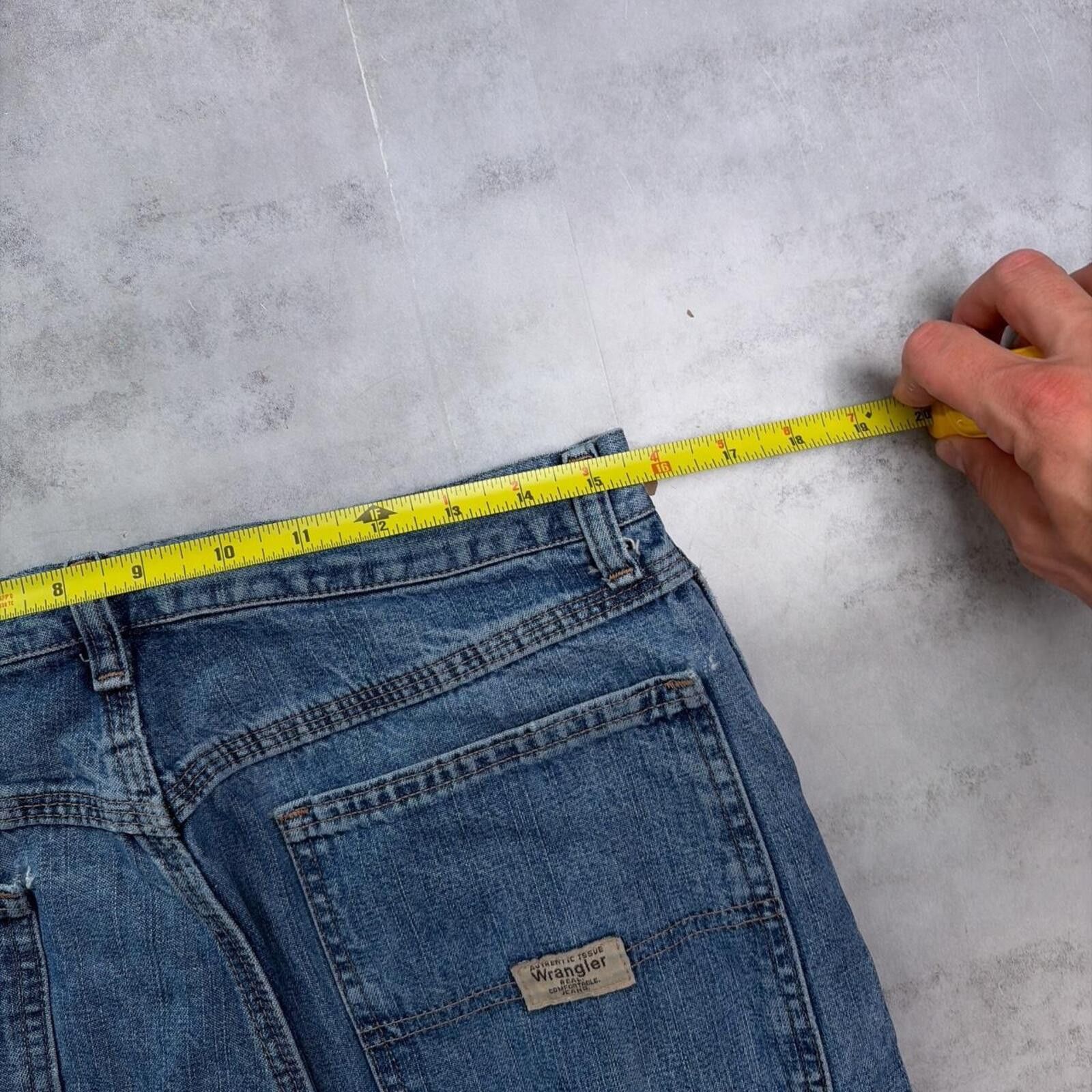 Wrangler Y2K Blue Wrangler Grunge Baggy Carpenter Skater Denim Jeans Size US 32 / EU 48 - 6 Thumbnail