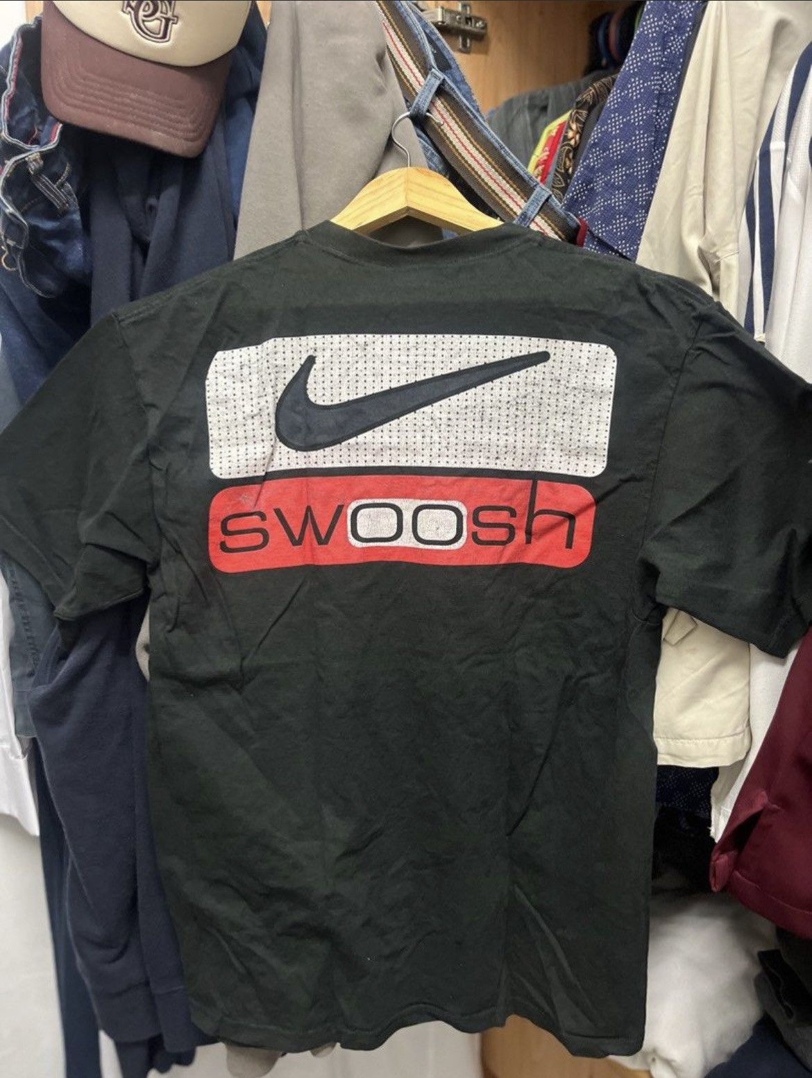 Nike × Vintage Nike Swoosh Size US L / EU 52-54 / 3 - 1 Thumbnail