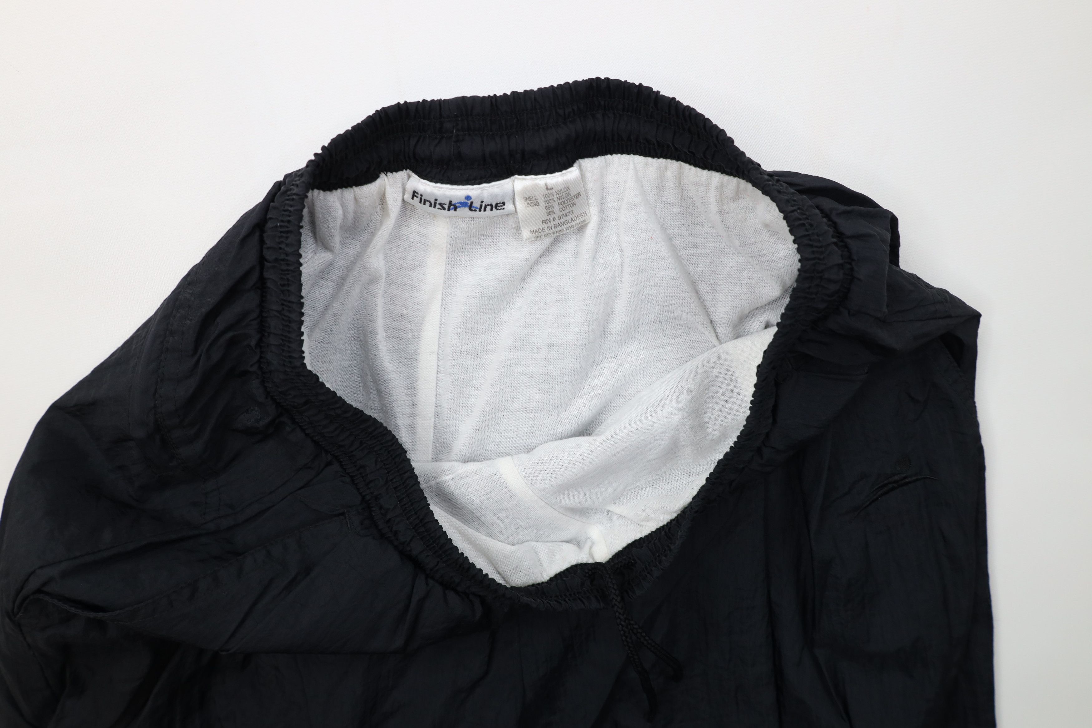 Vintage Vintage 90s Streetwear Lined Windbreaker Joggers Pants Black Size US 36 / EU 52 - 8 Thumbnail