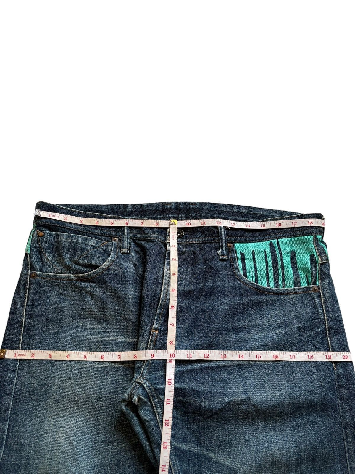 Japanese Brand Vintage Japanese Brand Faded Wash Spell Out Baggy Jeans Size US 38 / EU 54 - 13 Thumbnail
