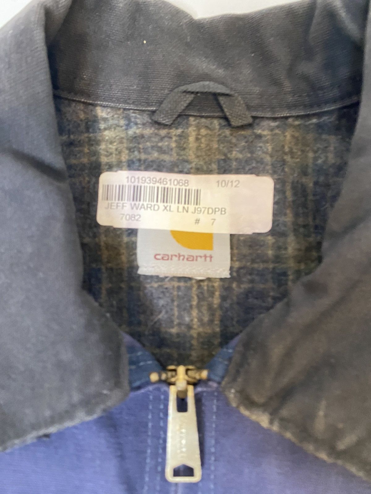 Carhartt Detroit Jacket Carhartt USA size XL J97 DPB blue used Size US XL / EU 56 / 4 - 5 Thumbnail