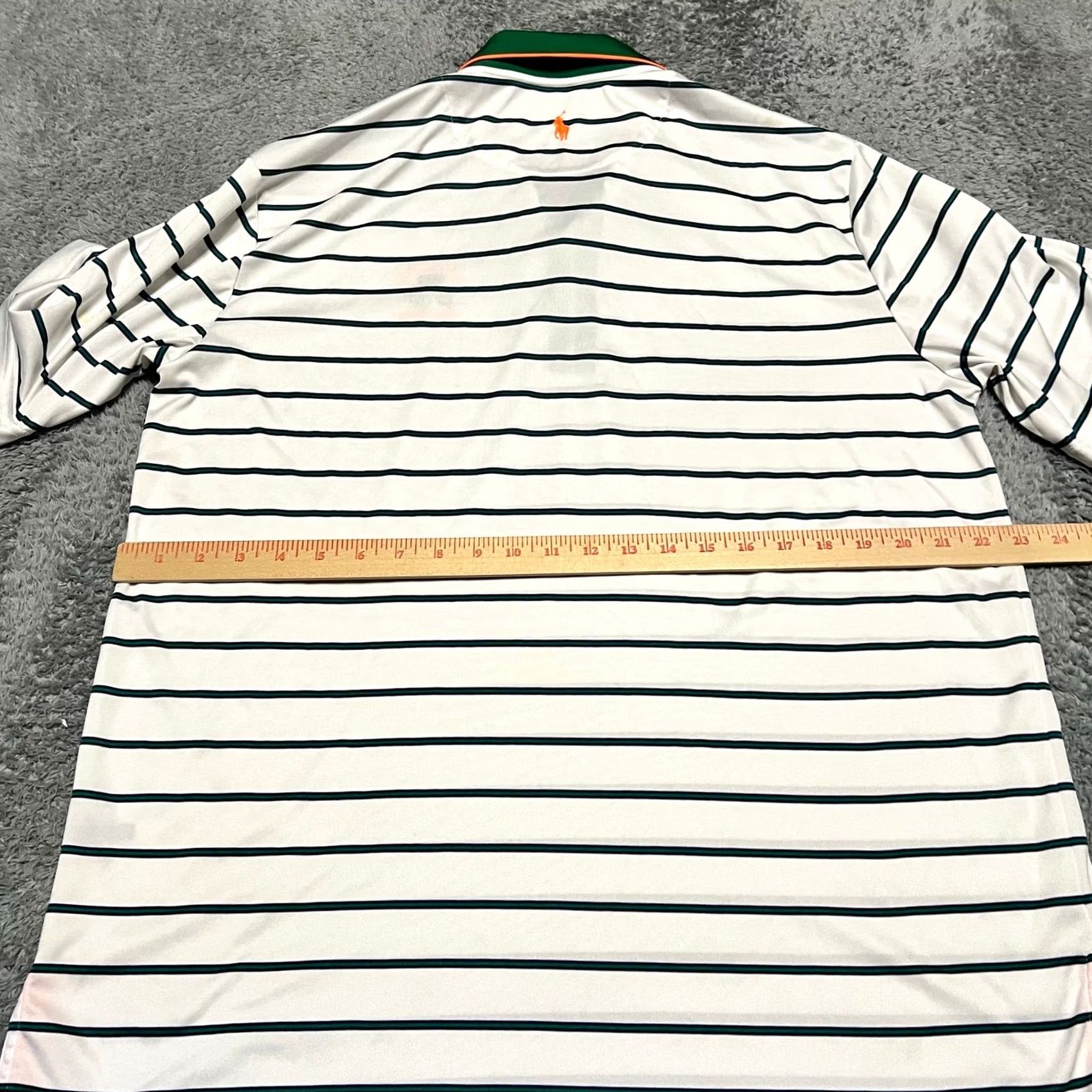 RLX Ralph Lauren RLX Polo Ralph Lauren Shirt Mens Large 2017 US Open Golf Performance Stripe White L Mens Shirt Size US L / EU 52-54 / 3 - 6 Thumbnail
