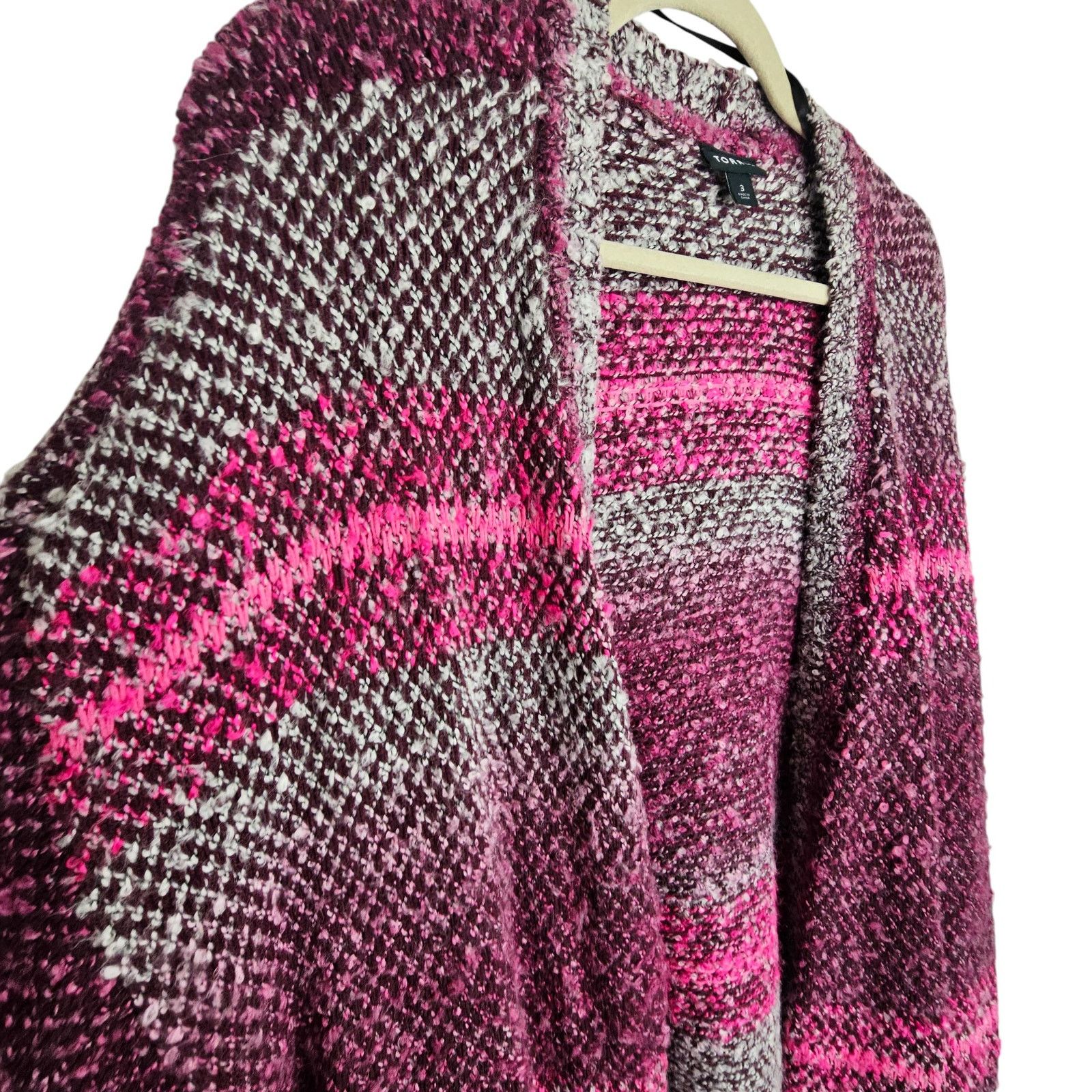 Corridor Torrid Womens Spacedye Cardiagn Sweater Open Front Size 3X Size 3XL / US 20-22 - 6 Thumbnail
