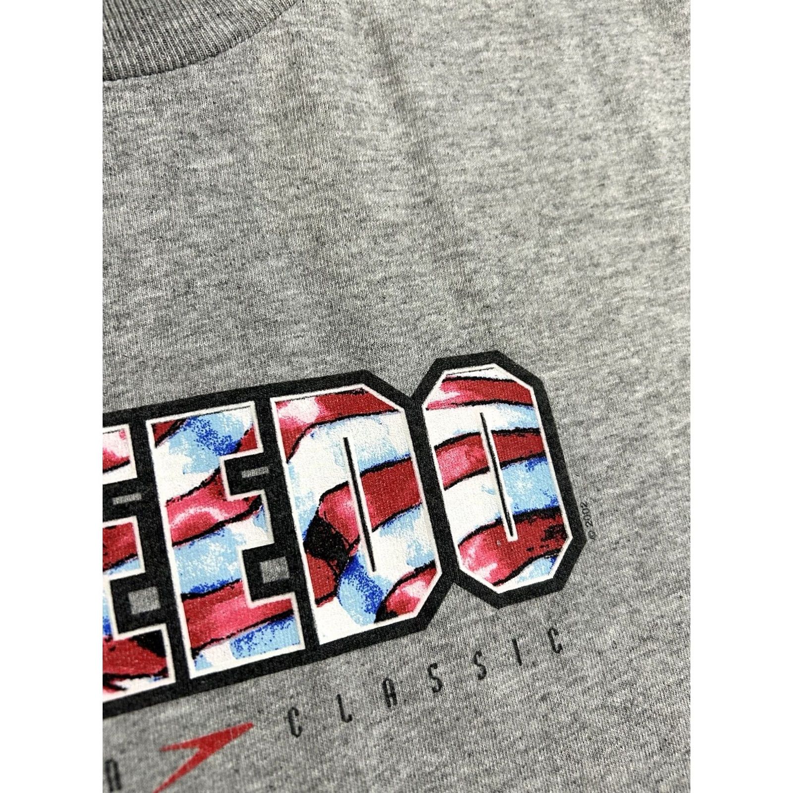 Speedo VINTAGE Speedo American Classic 2002 Swim T-Shirt Large Gray USA Size US L / EU 52-54 / 3 - 6 Thumbnail