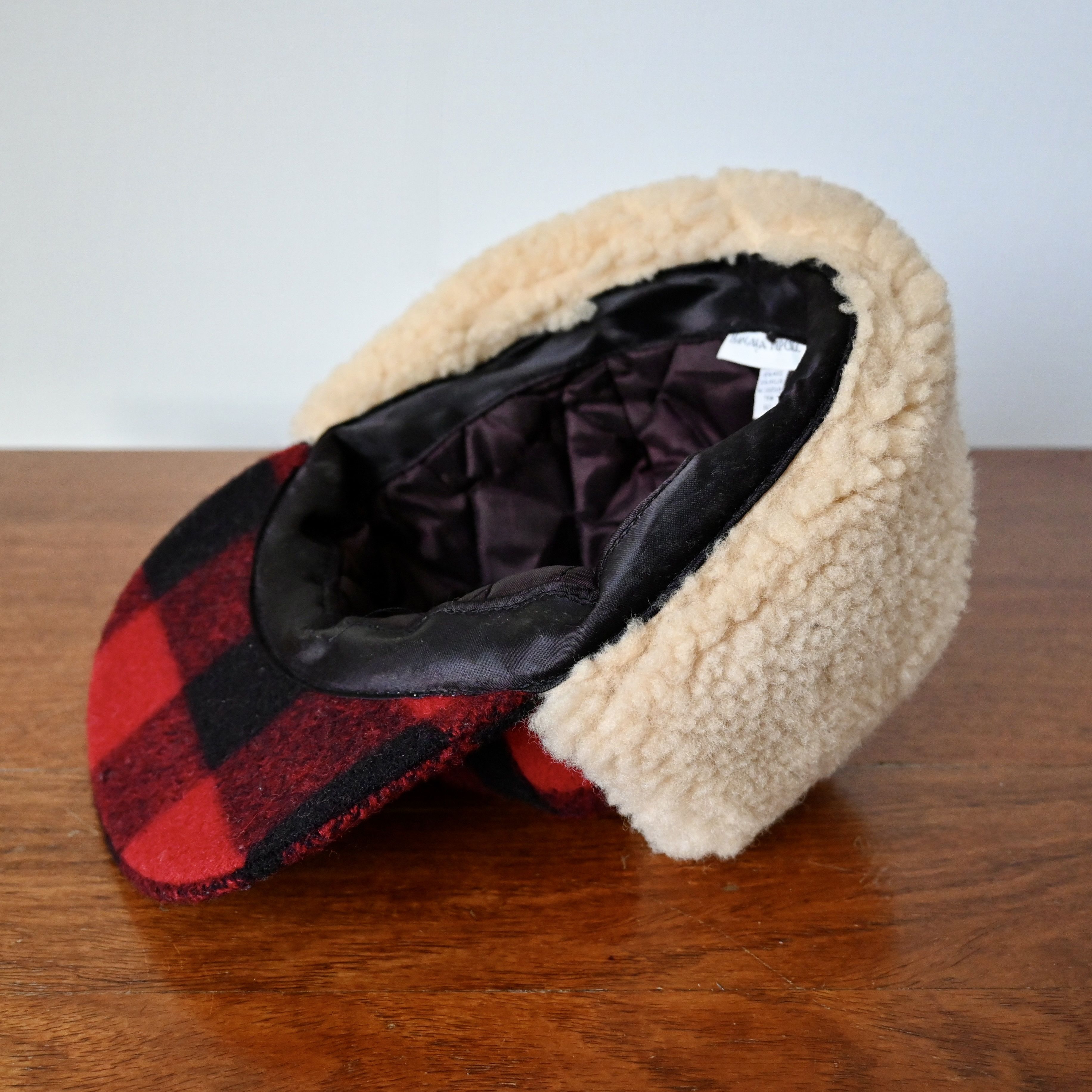 Banana Republic VTG 1990s BANANA REPUBLIC shearing earflap hat, made in USA Size ONE SIZE - 12 Thumbnail