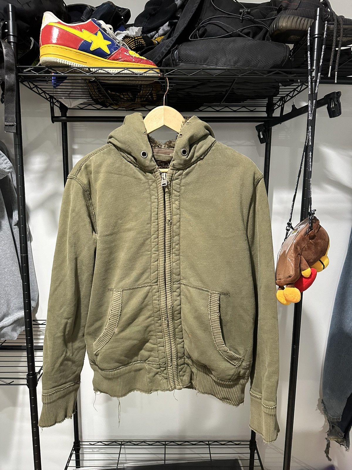 American Eagle Outfitters Vintage Fur coated American eagle zip up hoodie Size US M / EU 48-50 / 2 - 1 Thumbnail