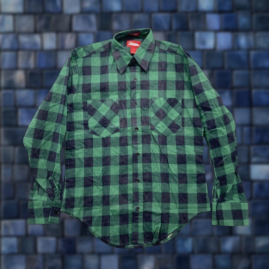 Vintage VINTAGE Coleman Plaid Button-Up Long Sleeve Shirt Mens Size S Green NWOT Size US S / EU 44-46 / 1 - 1 Thumbnail