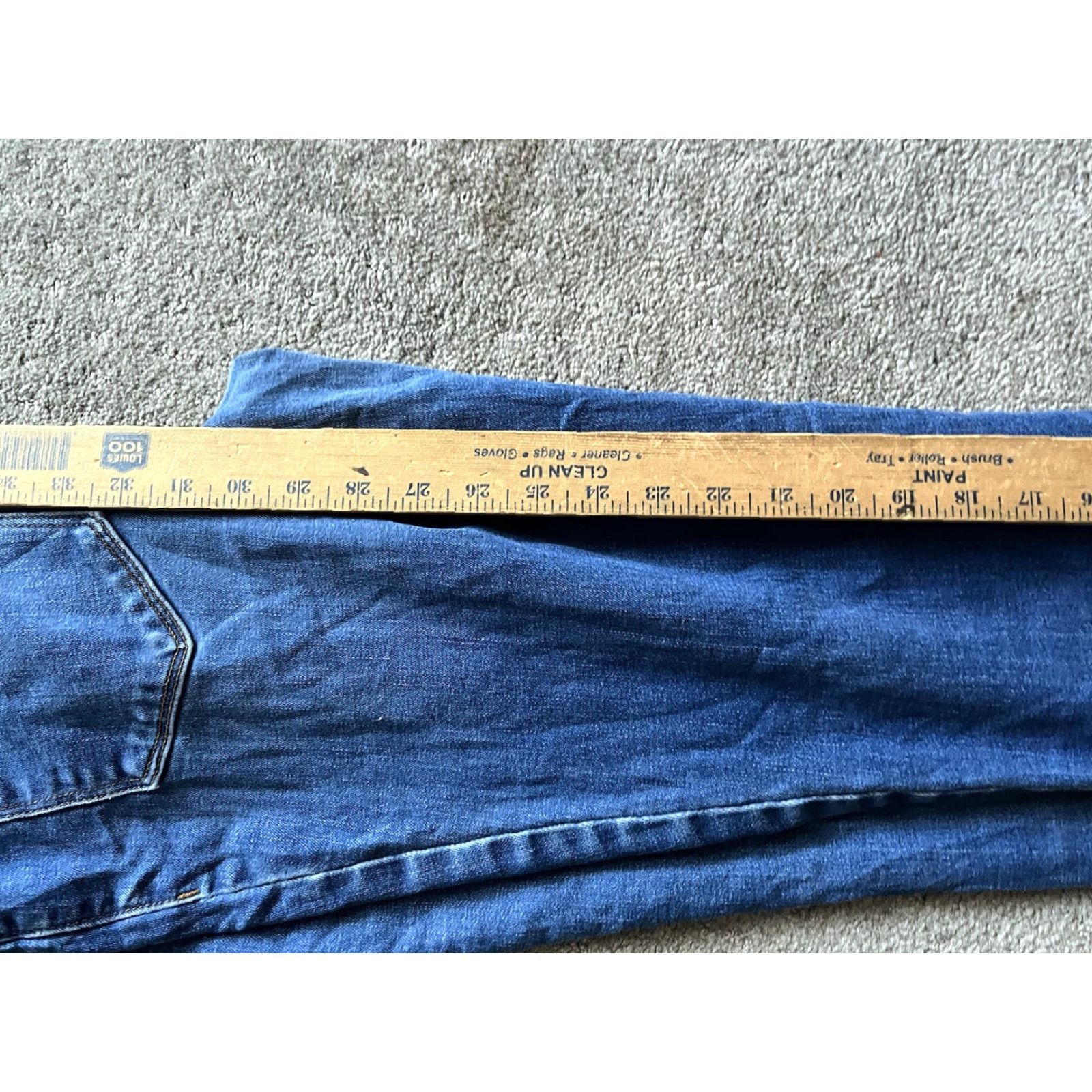 Old Navy Old Navy Women's Mid-Rise Skinny Jeans Denim Stretch Dark Blue Size 12 Regular Size 34" / US 12 / IT 48 - 7 Thumbnail