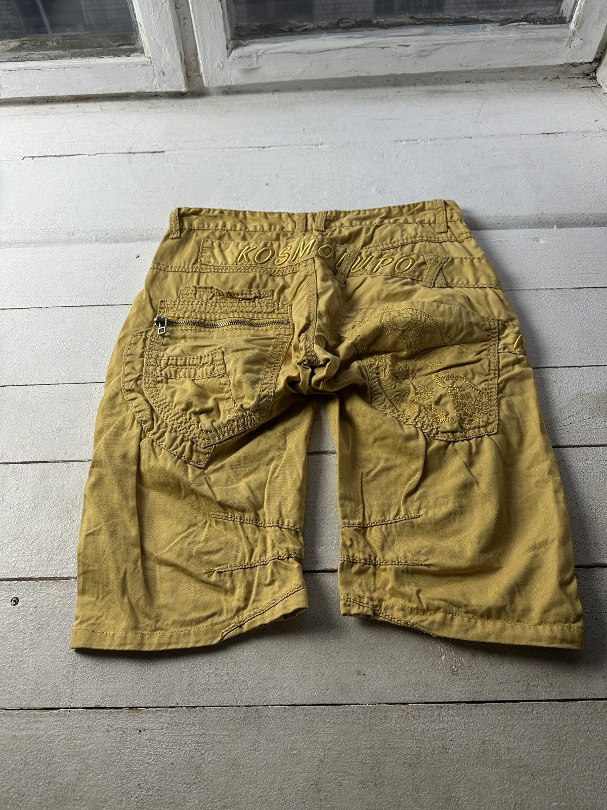 Other 🚨RARE COSMO LUPO BIG LOGO CARGO SHORTS Y2K VINTAGE Size US 34 / EU 50 - 1 Thumbnail