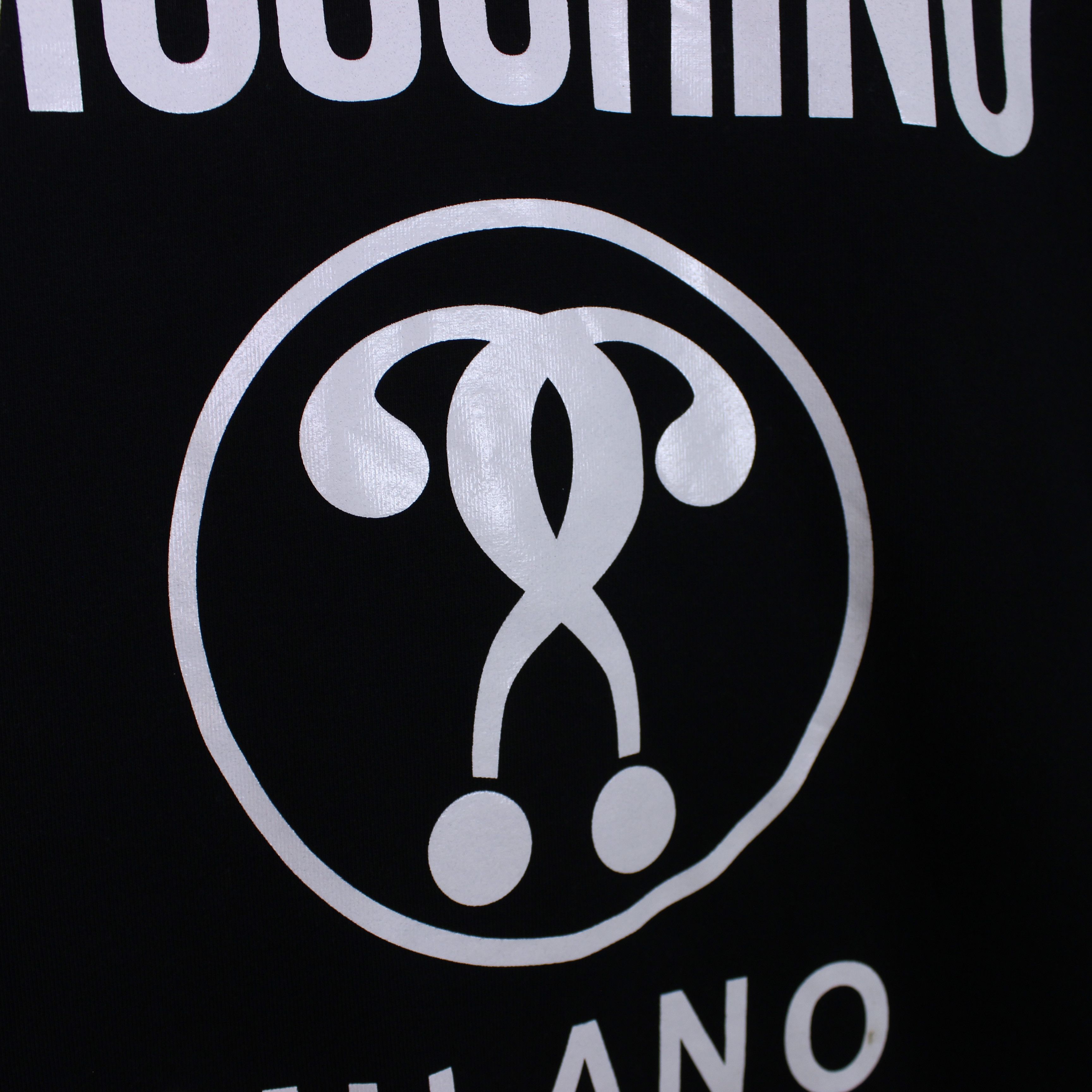 Moschino × Vintage Moschino Couture sweatshirt big logo centr black M L 181Z Size US L / EU 52-54 / 3 - 5 Thumbnail