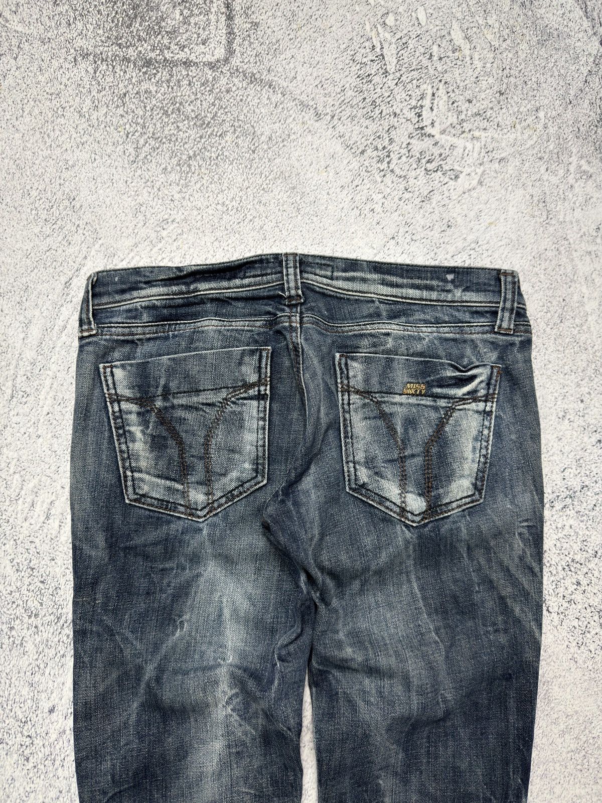 Miss Sixty MISS SIXTY ZIP SHOT STYLE Y2K SKINNY JEANS Size 30" / US 8 / IT 44 - 14 Thumbnail