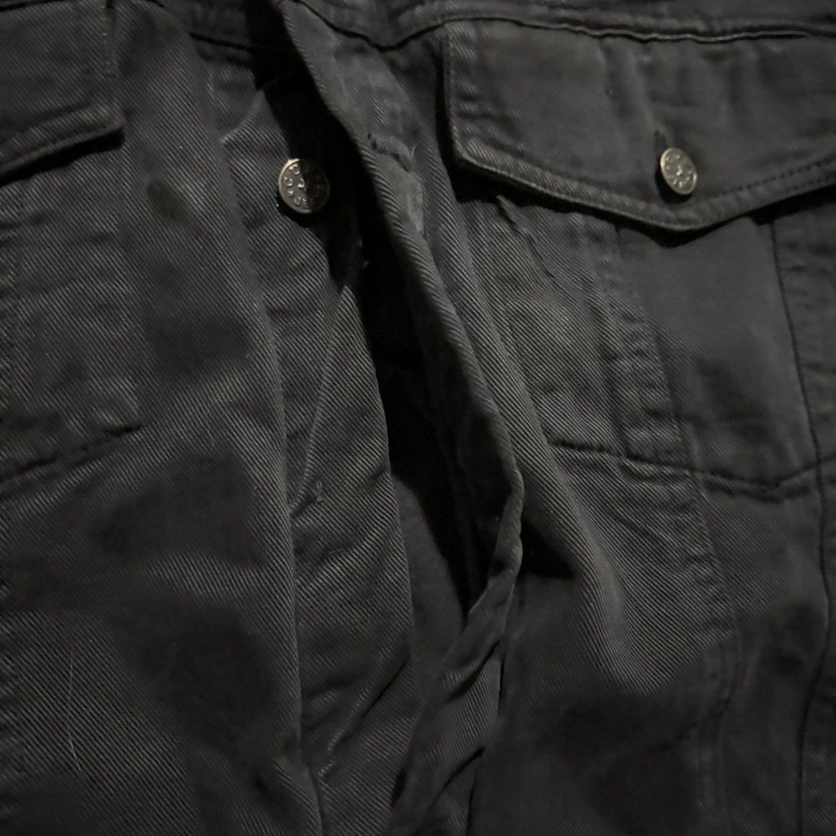 Japanese Brand Vintage - Black Denim Jacket Size US L / EU 52-54 / 3 - 4 Thumbnail