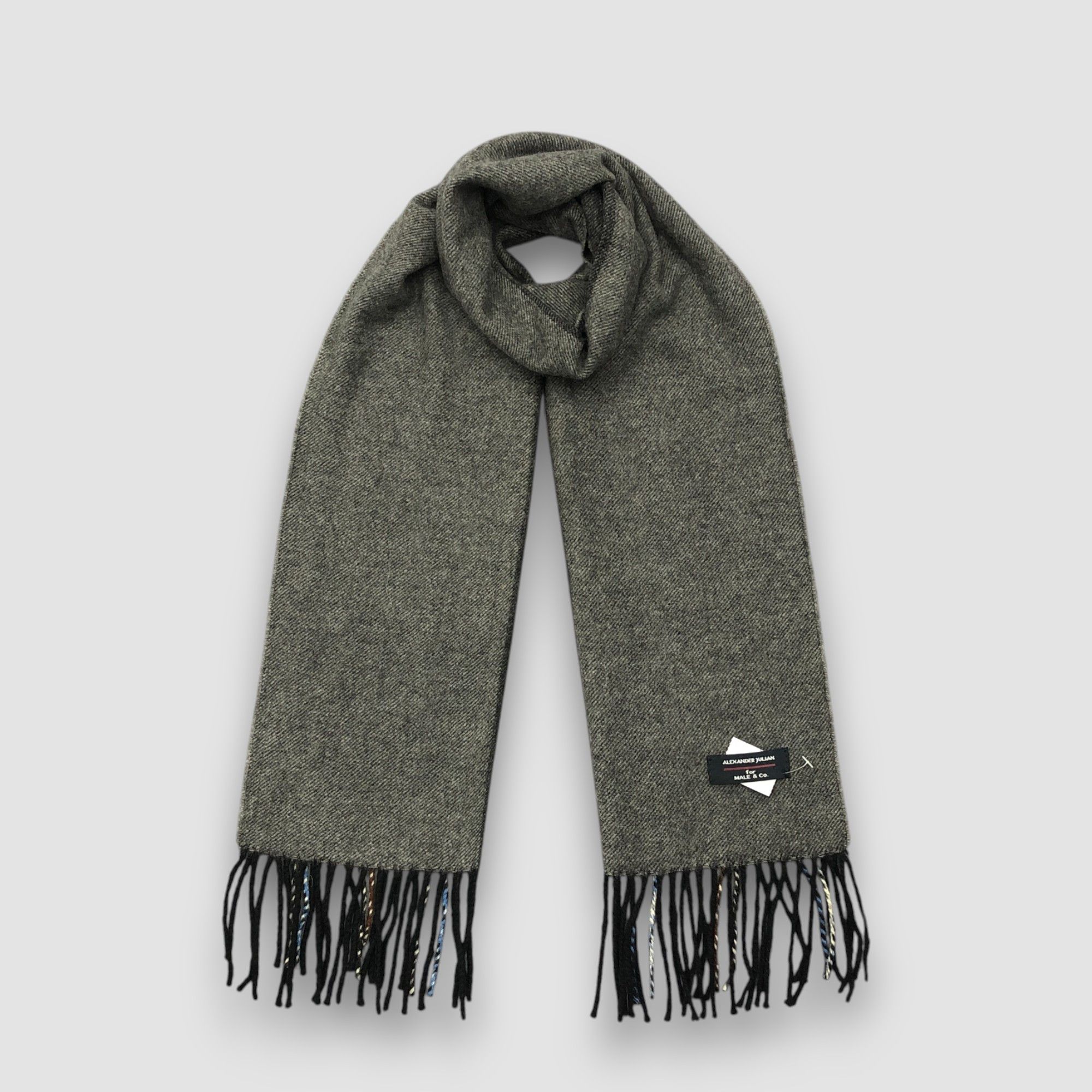 Alexander Julian Vintage Alexander Julian Scarf Muffler Wool Winter Scarves Size ONE SIZE - 1 Thumbnail
