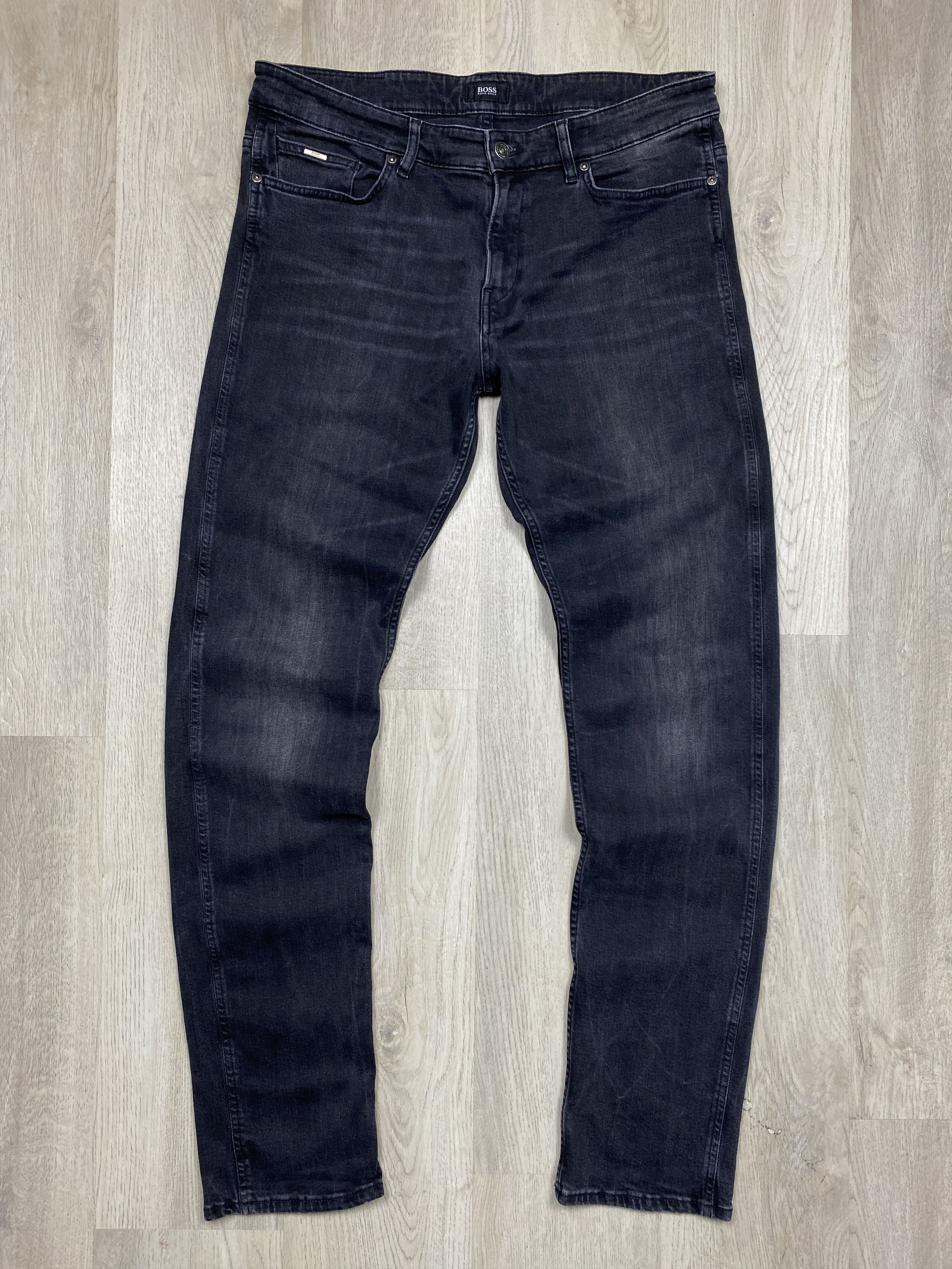 Hugo Boss Hugo Boss Mens Grey Denim Pants Size US 34 / EU 50 - 1 Thumbnail