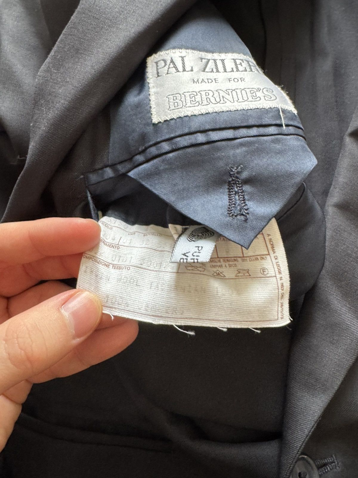 Loro Piana Vintage Pal Zileri Loro Piana Double-Breasted Blazer Jacket Size 50R - 13 Thumbnail