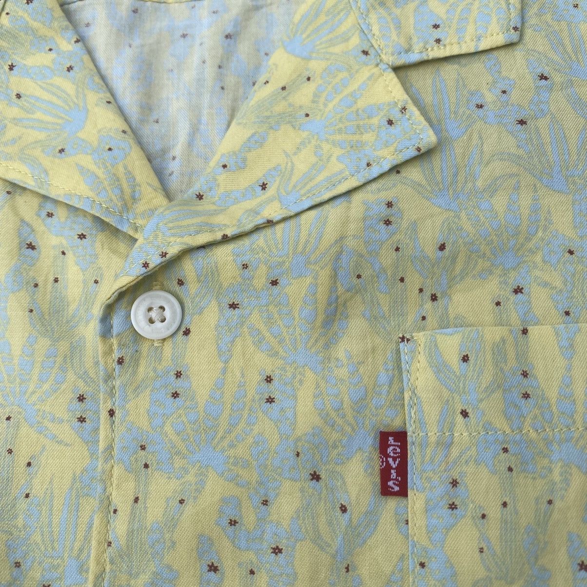 Levi's Y2K Levis Soft Lyocell Hawaii Shirt Size US XXL / EU 58 / 5 - 4 Thumbnail