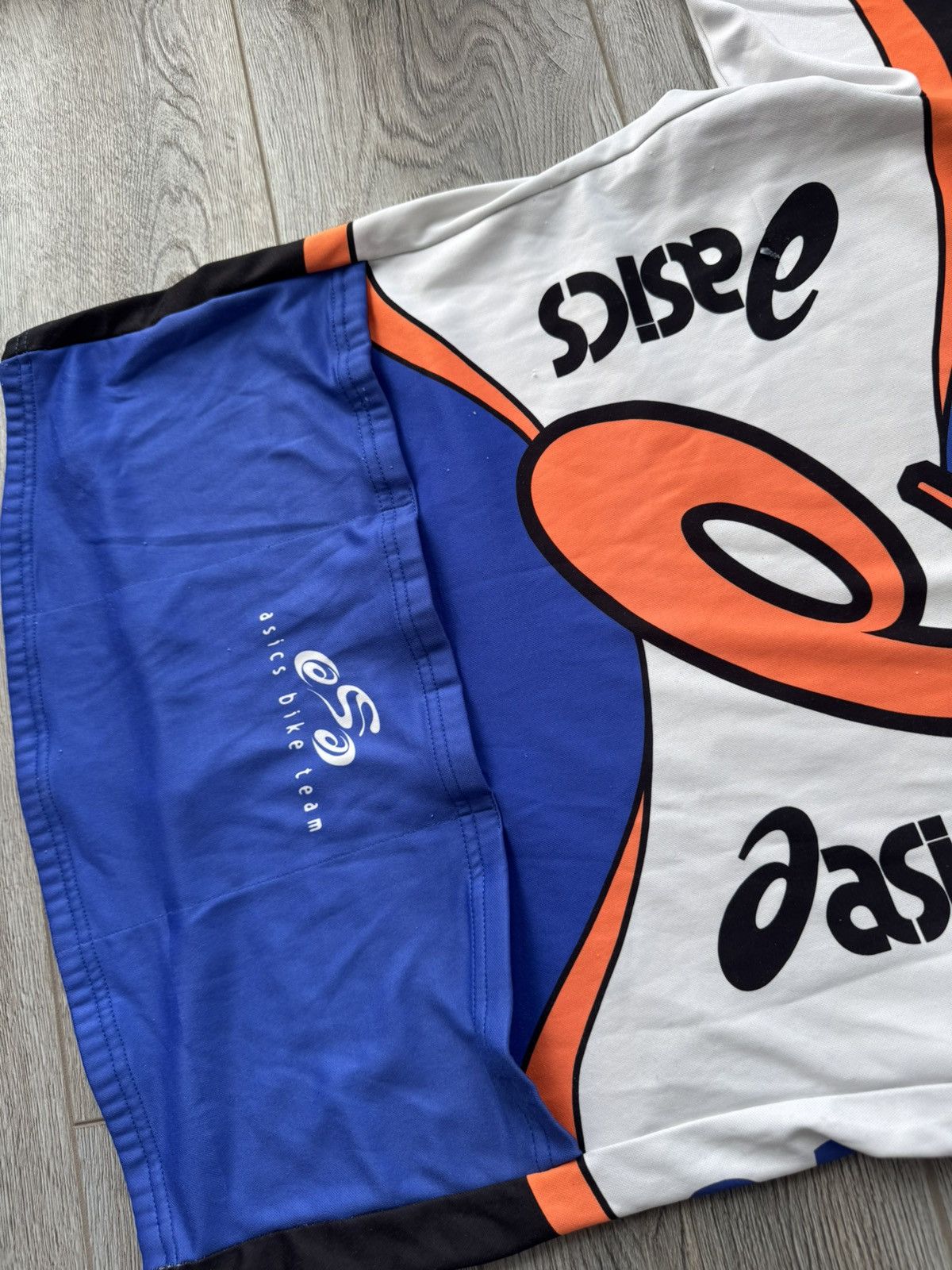 Asics Vintage 90s Asics Bike Team Official Cycling Jersey Size US M / EU 48-50 / 2 - 18 Thumbnail