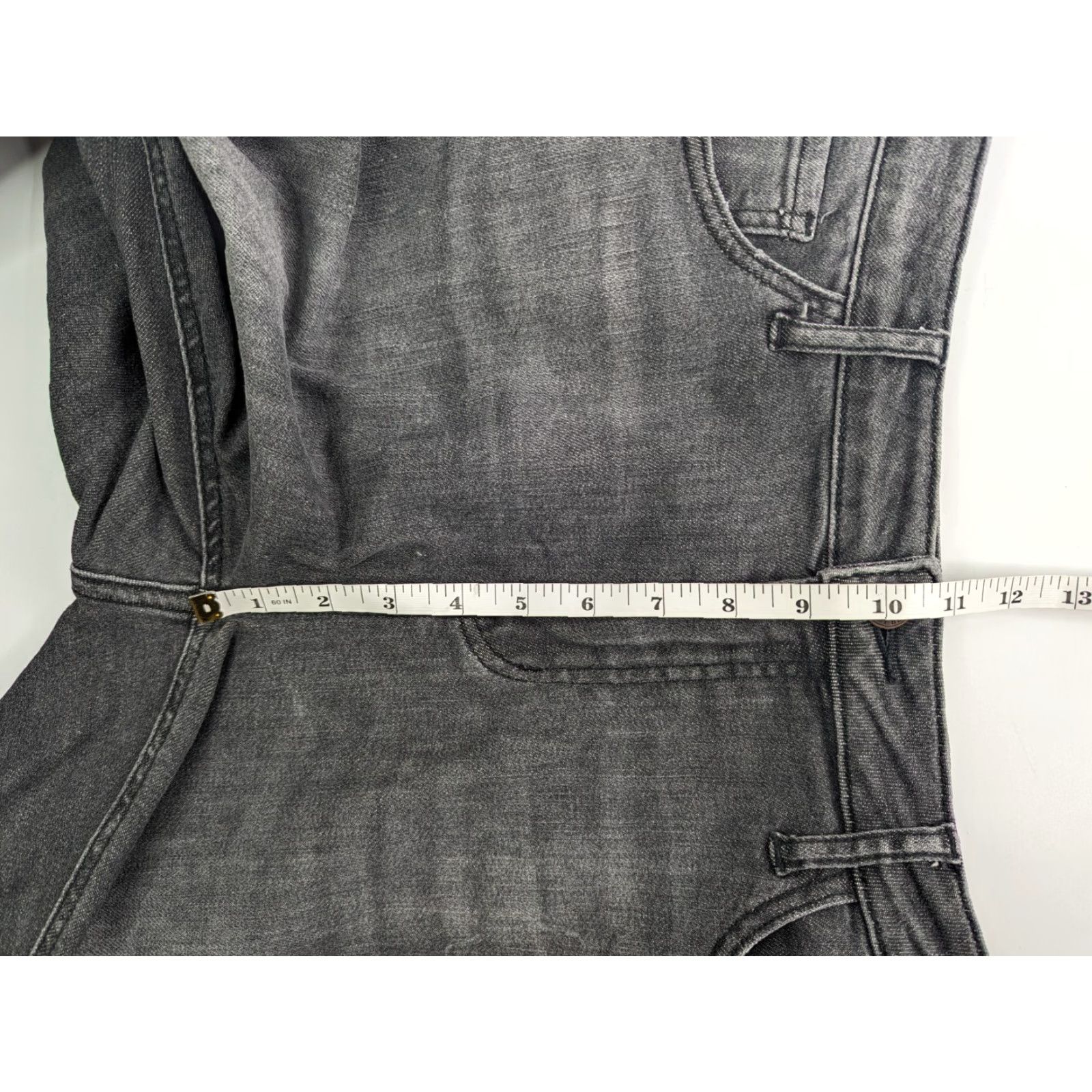 Denime Judy Blue Jeans Womens 15/32 Skinny Fit Grey Wash Denim JB8858 Los Angeles Size 36" / US 14 / IT 50 - 7 Thumbnail