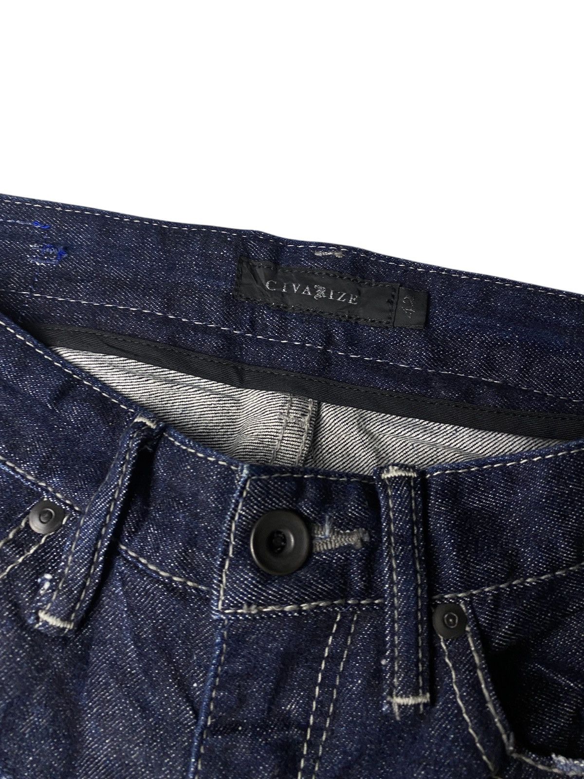 If Six Was Nine 2000's Civarize Seawash Splatter Clawmark Flared Jeans Size US 28 / EU 44 - 6 Thumbnail