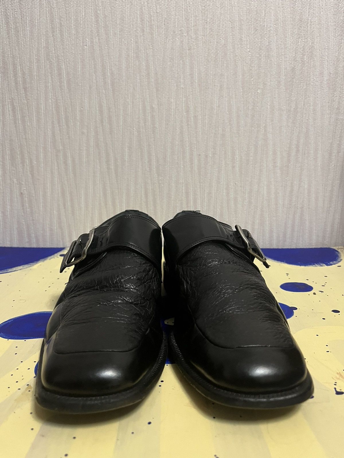 Moreschi Moreschi soft leather buckler formal dress square toe shoes Size US 9 / EU 42 - 4 Thumbnail