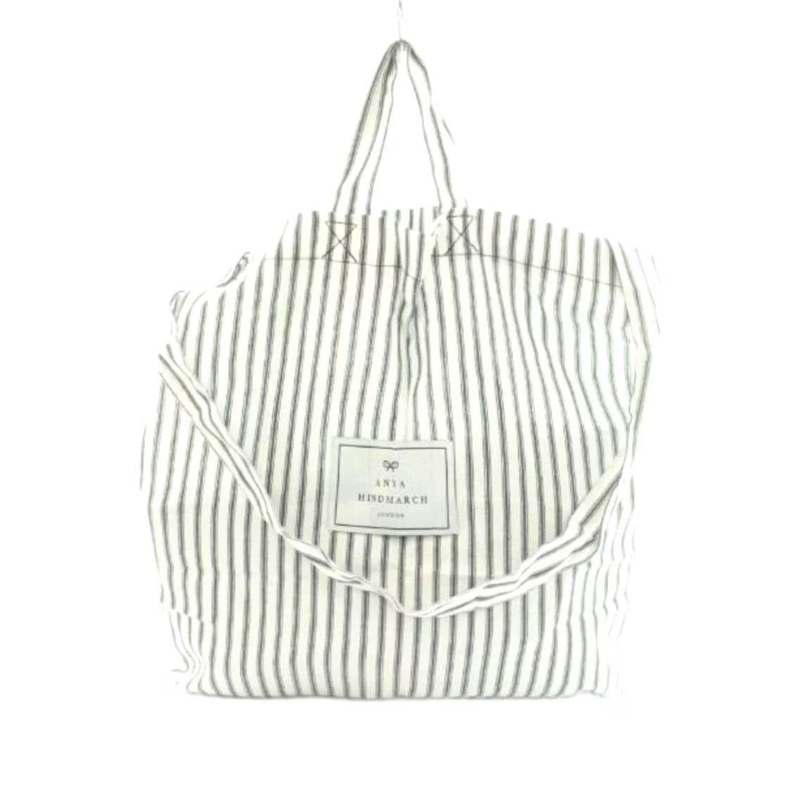 Anya Hindmarch ANYA HINDMARCH Eyes Nylon Tote Bag Handbag Black Womens Size ONE SIZE - 7 Thumbnail
