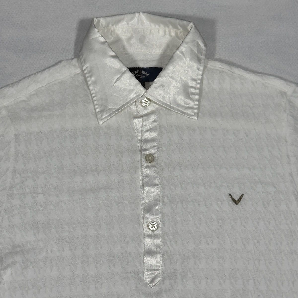 Callaway CALLAWAY COLLECTION Japan Luxury Polo Houndstooth Texture Size US M / EU 48-50 / 2 - 3 Thumbnail