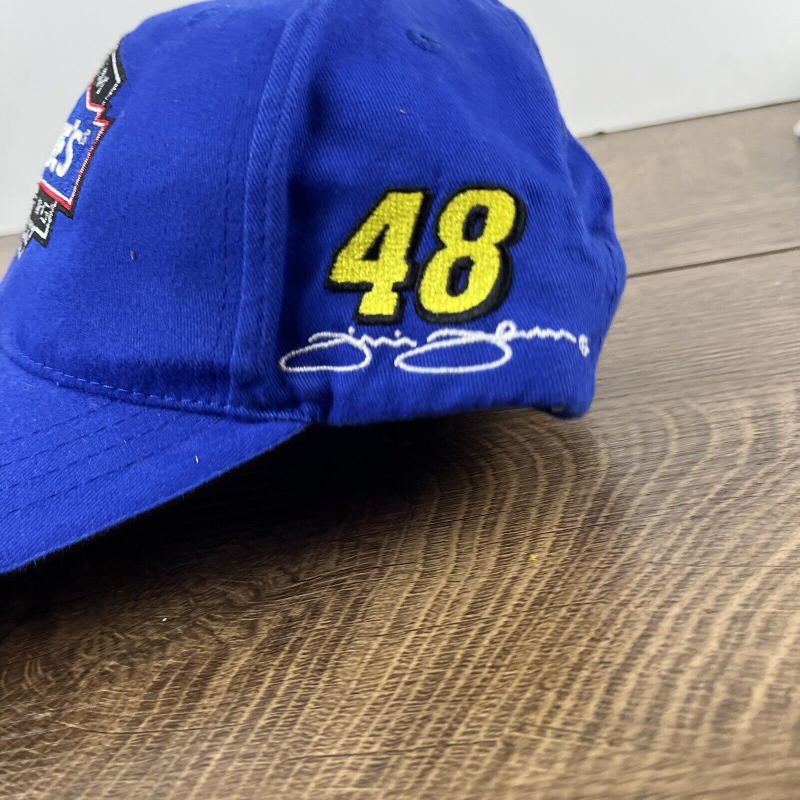 Other Lowe's Racing Hat Jimmie Johnson 48 Blue Adjustable Hat Adul Size ONE SIZE - 8 Thumbnail