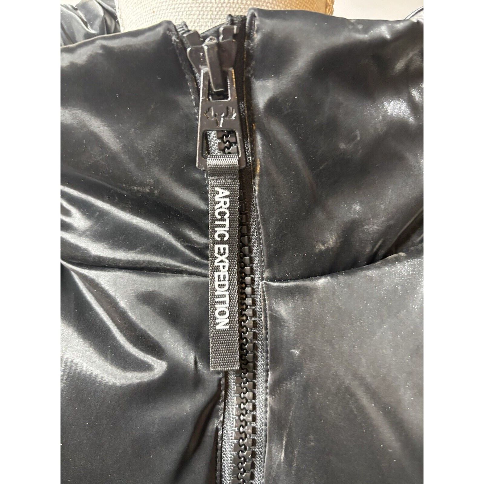 & Other Stories Arctic Expedition Liquid Shine Puffer Coat w/ Stand Collar Size XL / US 12-14 / IT 48-50 - 2 Thumbnail