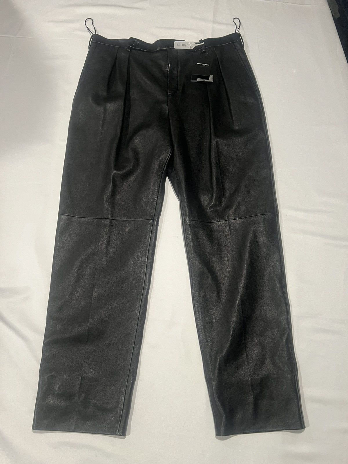 Saint Laurent Paris Saint Laurent mens leather pants. 54/38. $4990 Size US 38 / EU 54 - 2 Thumbnail