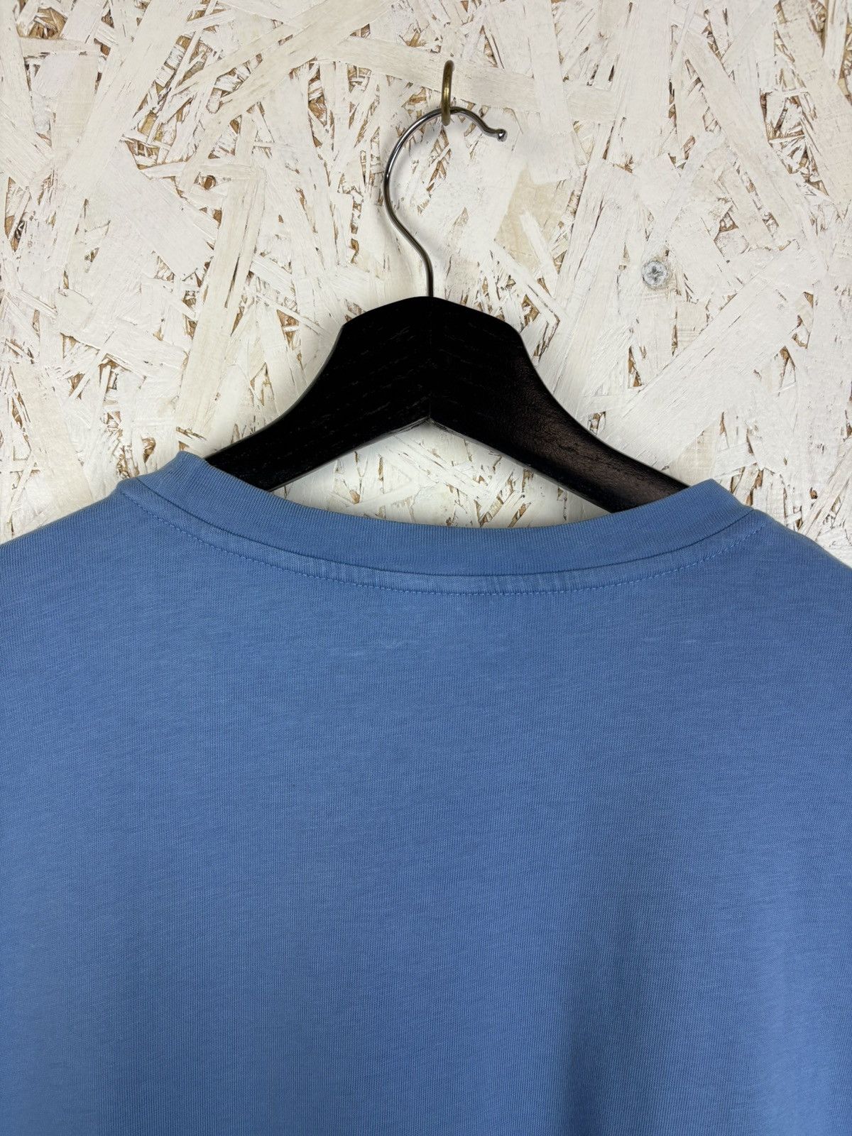 Moncler Moncler Blue Flocked T-Shirt Cobalt Blue XL Size US XL / EU 56 / 4 - 7 Thumbnail