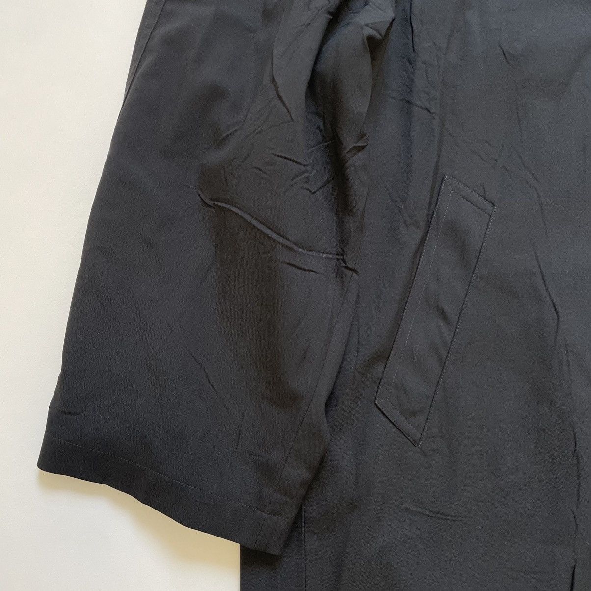 Balenciaga S/S 24 Black Wool Hooded Cloak Jacket Size US XL / EU 56 / 4 - 7 Thumbnail