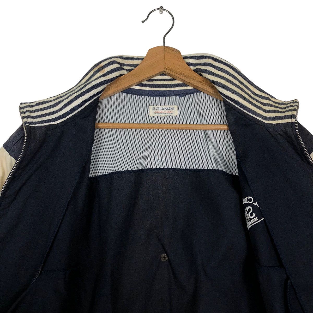 Japanese Brand 🔥90’s Vitage Tennis Club Bomber Jacket St. Christopher USA Size US L / EU 52-54 / 3 - 11 Thumbnail