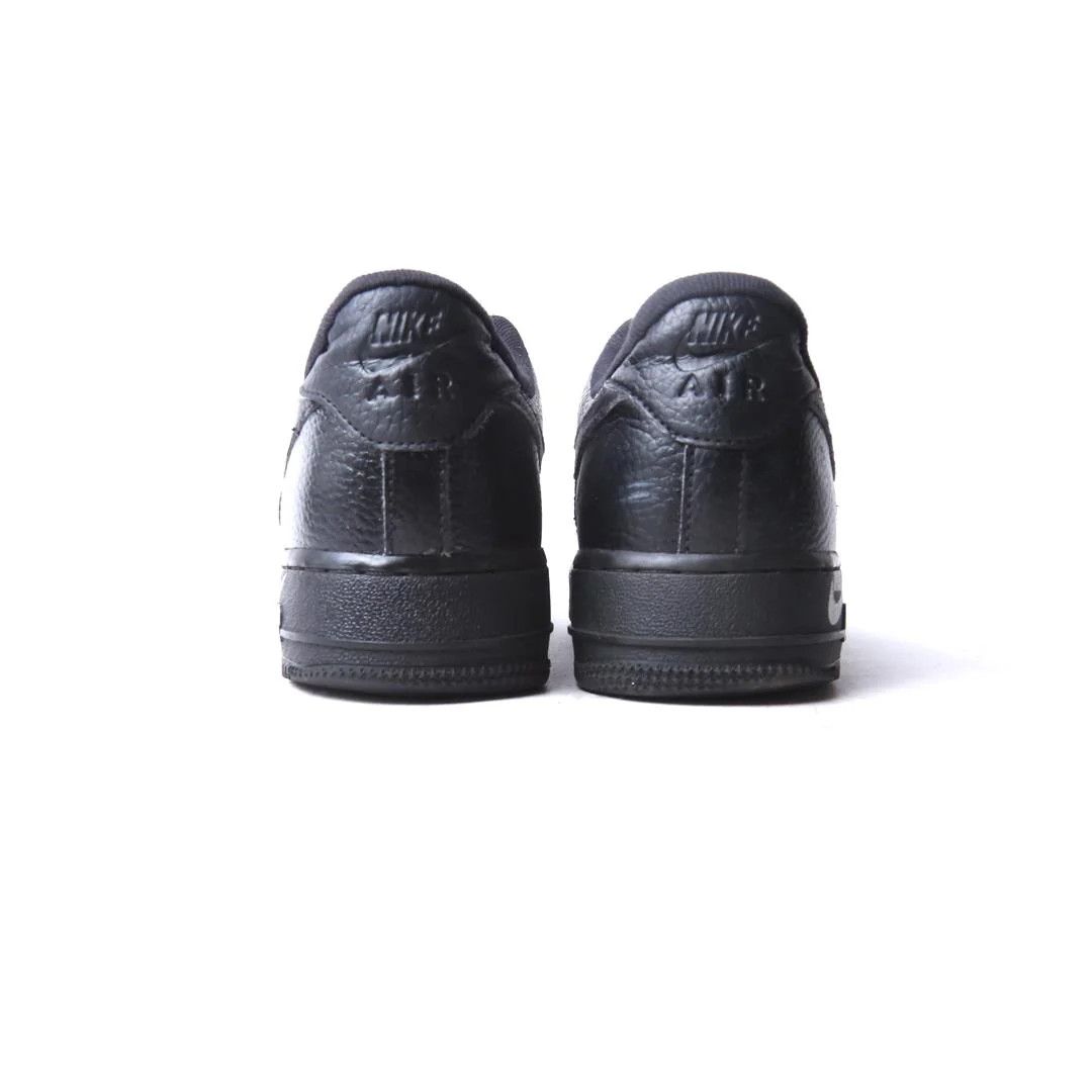 Nike Nike Air Force 1 '07 Leather "Emblem" sneakers black leather Size US 8 / EU 41 - 4 Thumbnail