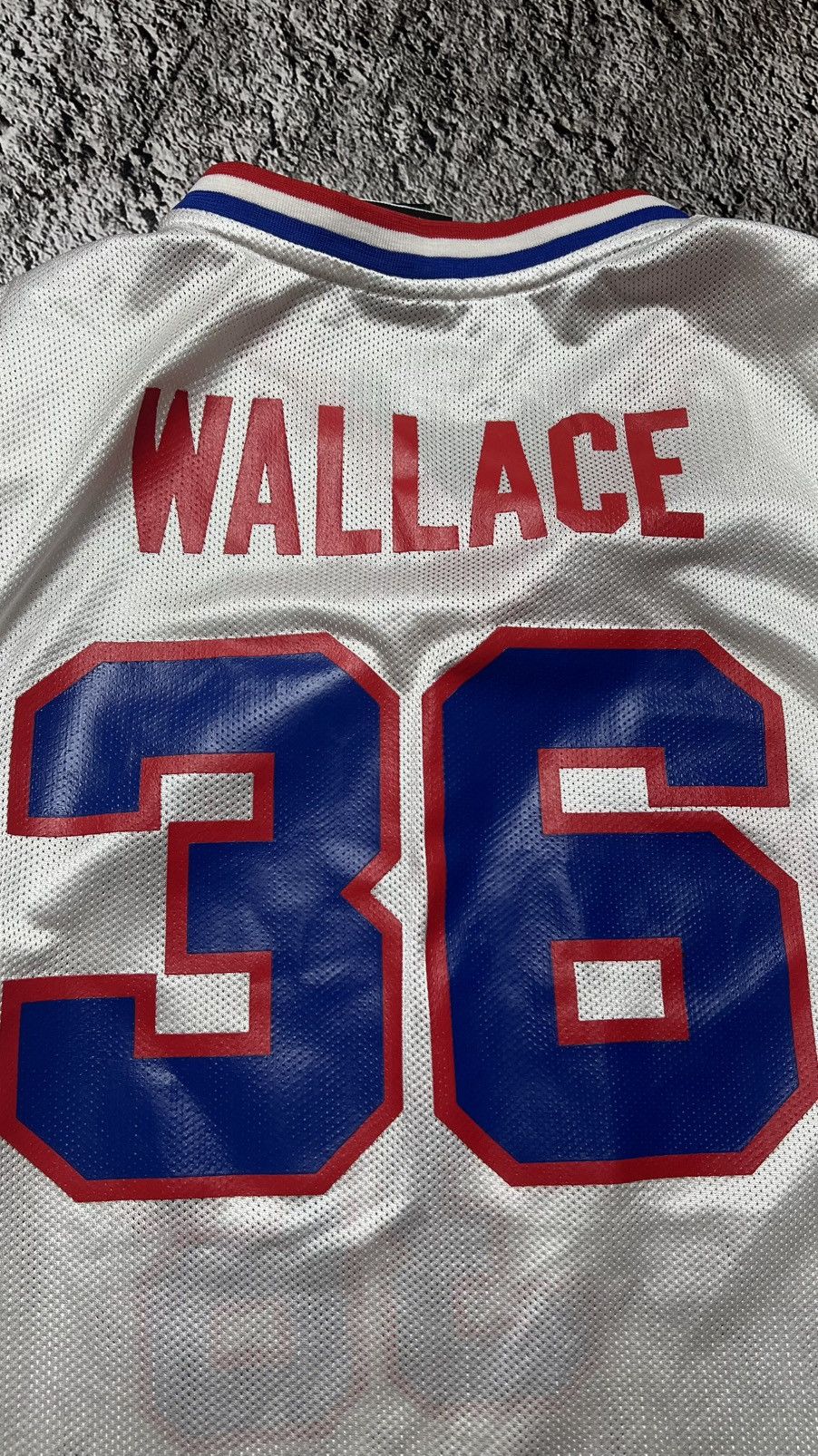 Reebok Early 00’s Detroit pistons NBA Rasheed Wallace Reebok jersey Size US L / EU 52-54 / 3 - 6 Thumbnail