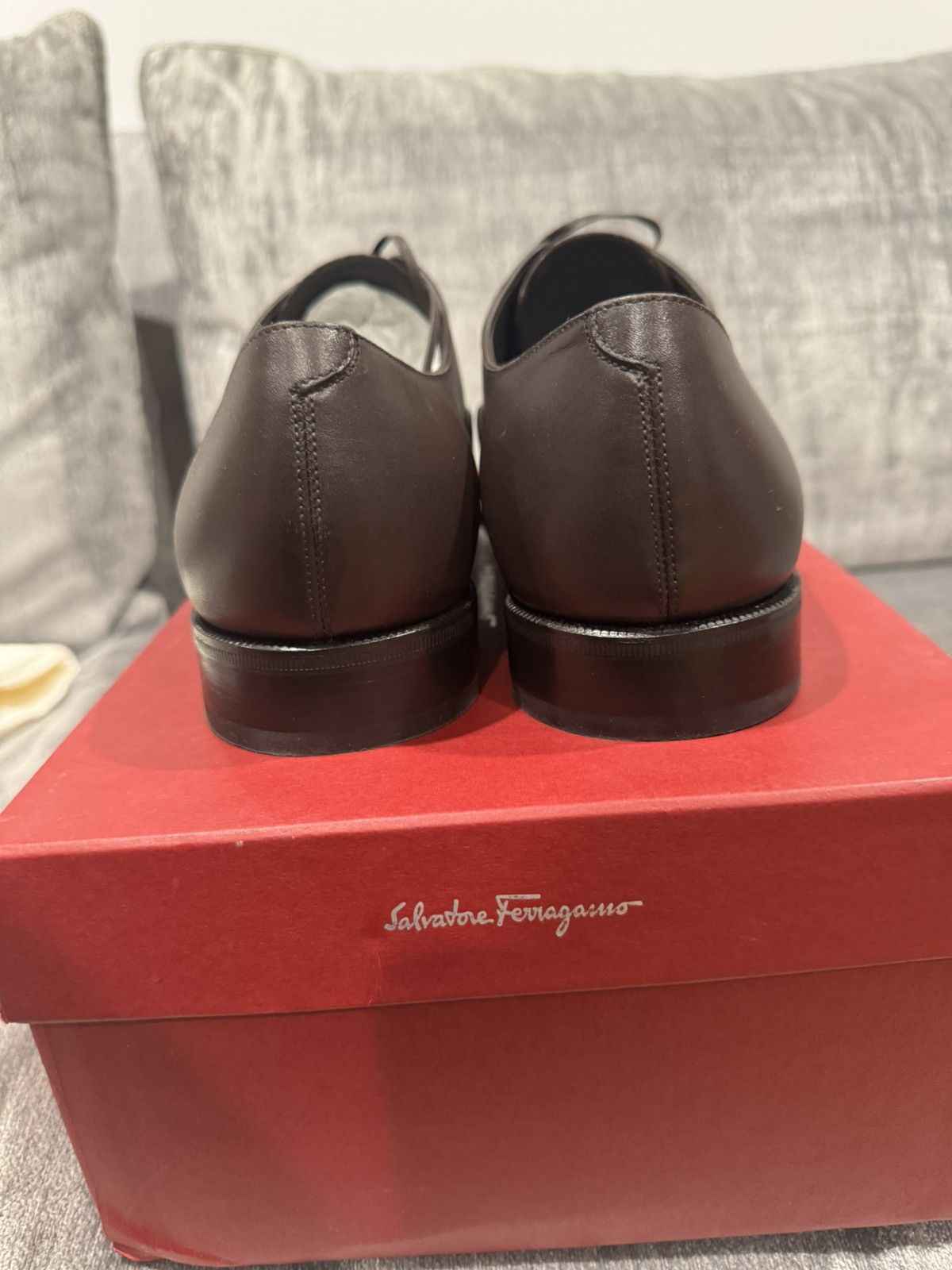 Salvatore Ferragamo Salvatore Ferragamo Luce (Auburn Calf) Oxford sz. 8.5D Size US 8.5 / EU 41-42 - 4 Thumbnail