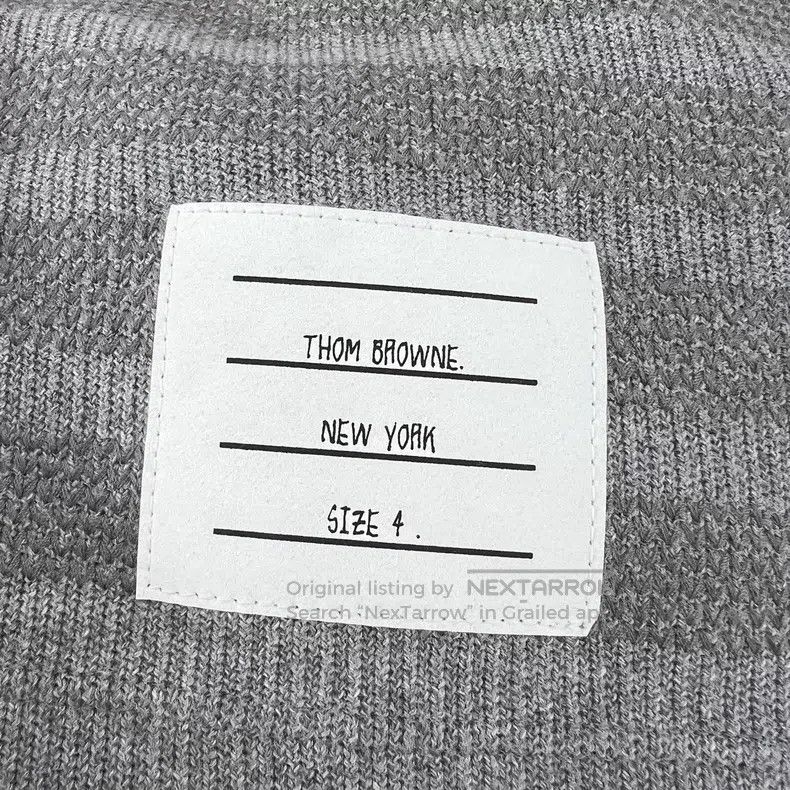Thom Browne Thom Browne size 4 Knit Casual Short Pants, Grey Size US 30 / EU 46 - 6 Thumbnail