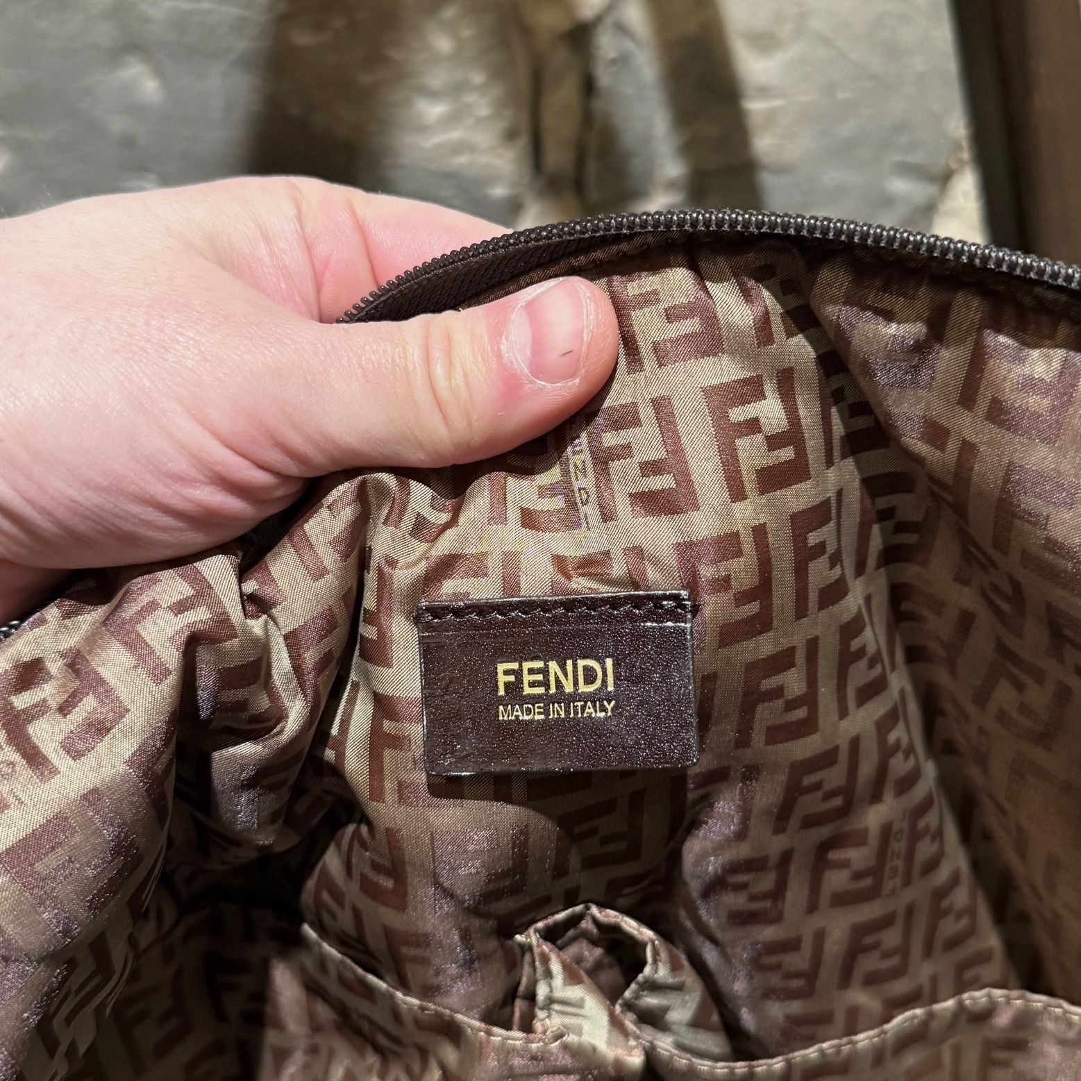 Fendi Fendi FF Zucca Diaper Messenger Bag W/ Changing Pad Size ONE SIZE - 9 Thumbnail